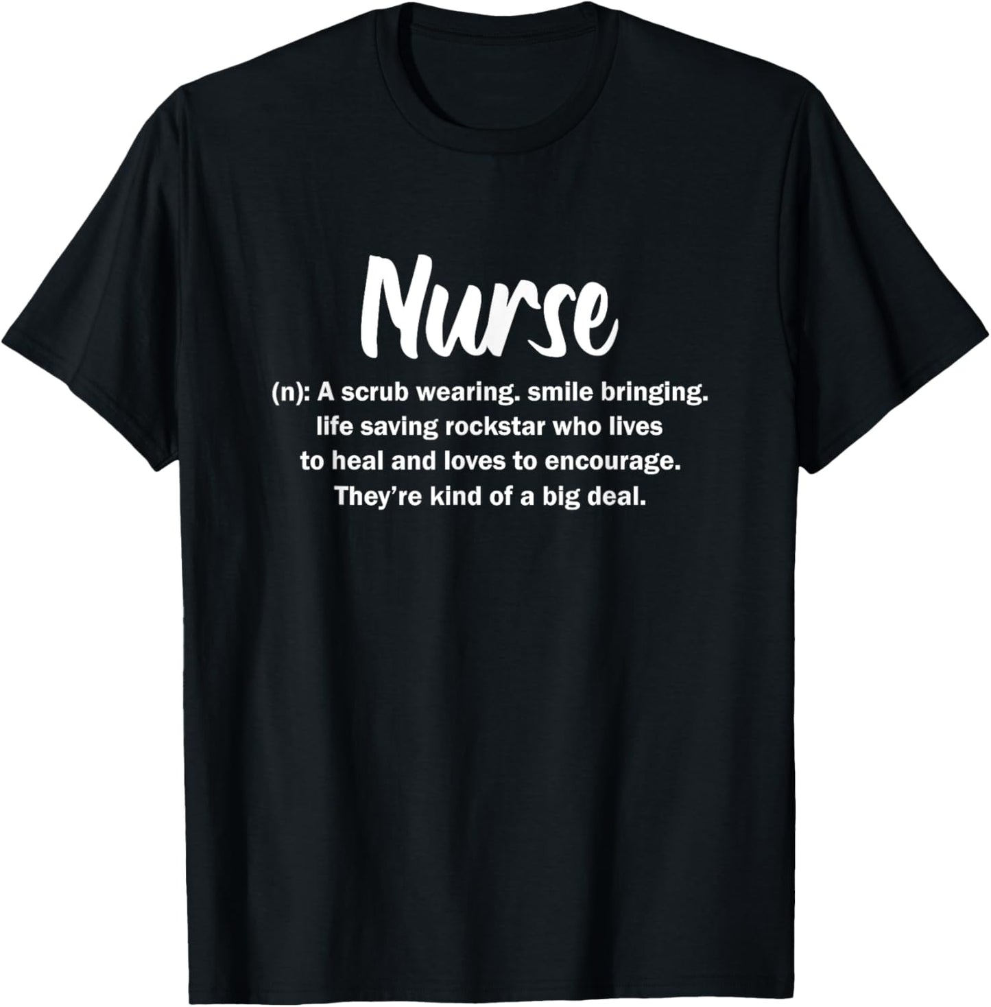 Nurse Funny Definition T-Shirt - T-Shirt | Black