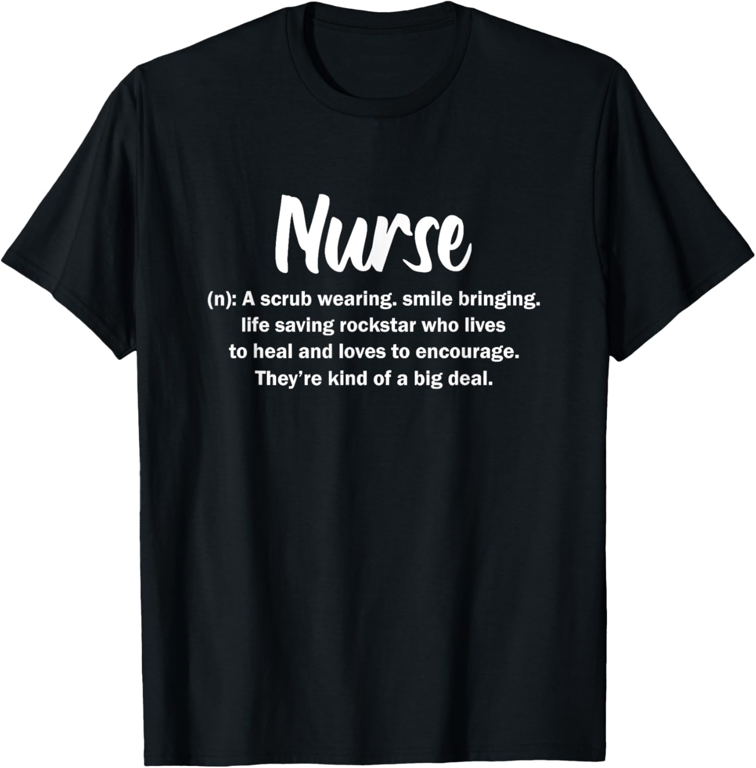 Nurse Funny Definition T-Shirt - T-Shirt | Black