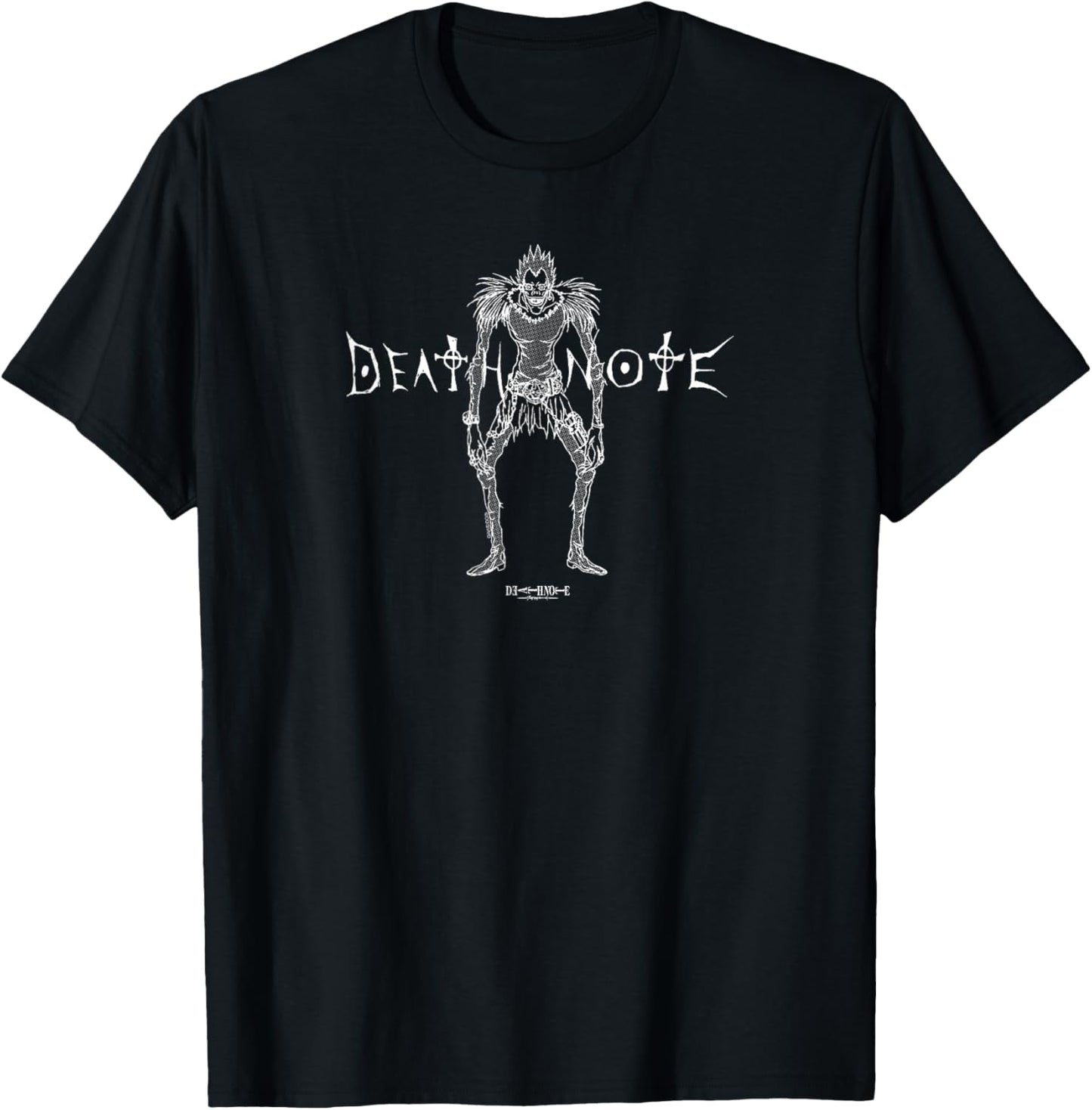 Death Note Ryuk Sketched Illustration Anime T-Shirt - T-Shirt | Black