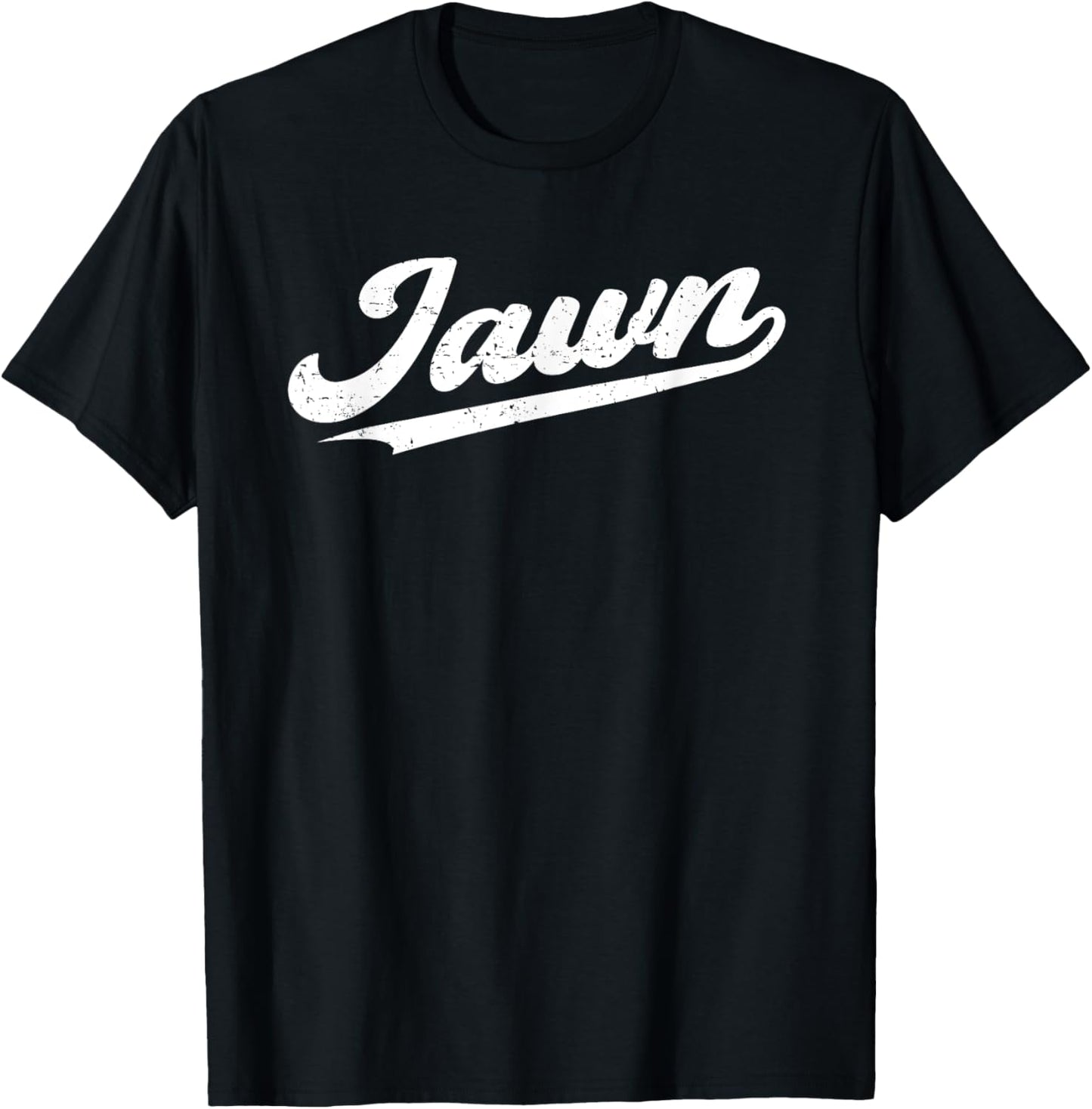 Jawn Philadelphia Retro Throwback Script Funny Philly Slang T-Shirt - T-Shirt | Black