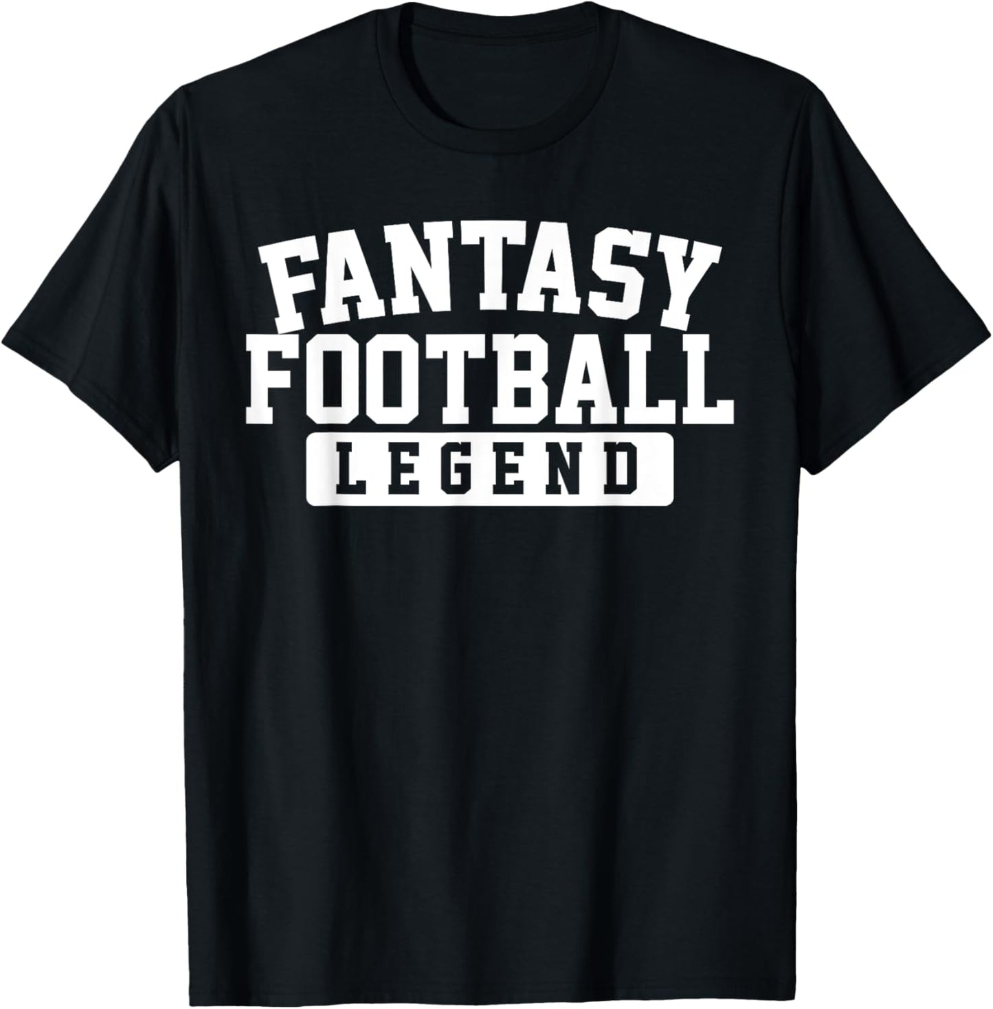 Fantasy Football Legend funny Fantasy Football Champ T-Shirt - T-Shirt | Black