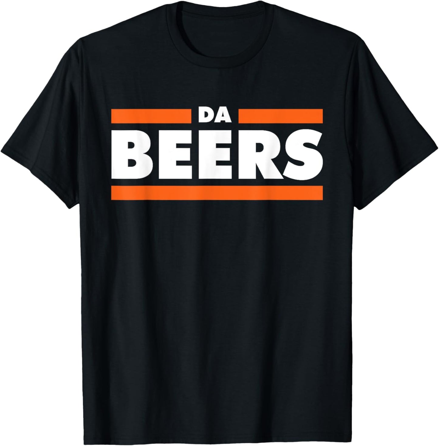 DA BEERS Funny Drinking Beer Party T-Shirt - T-Shirt | Black