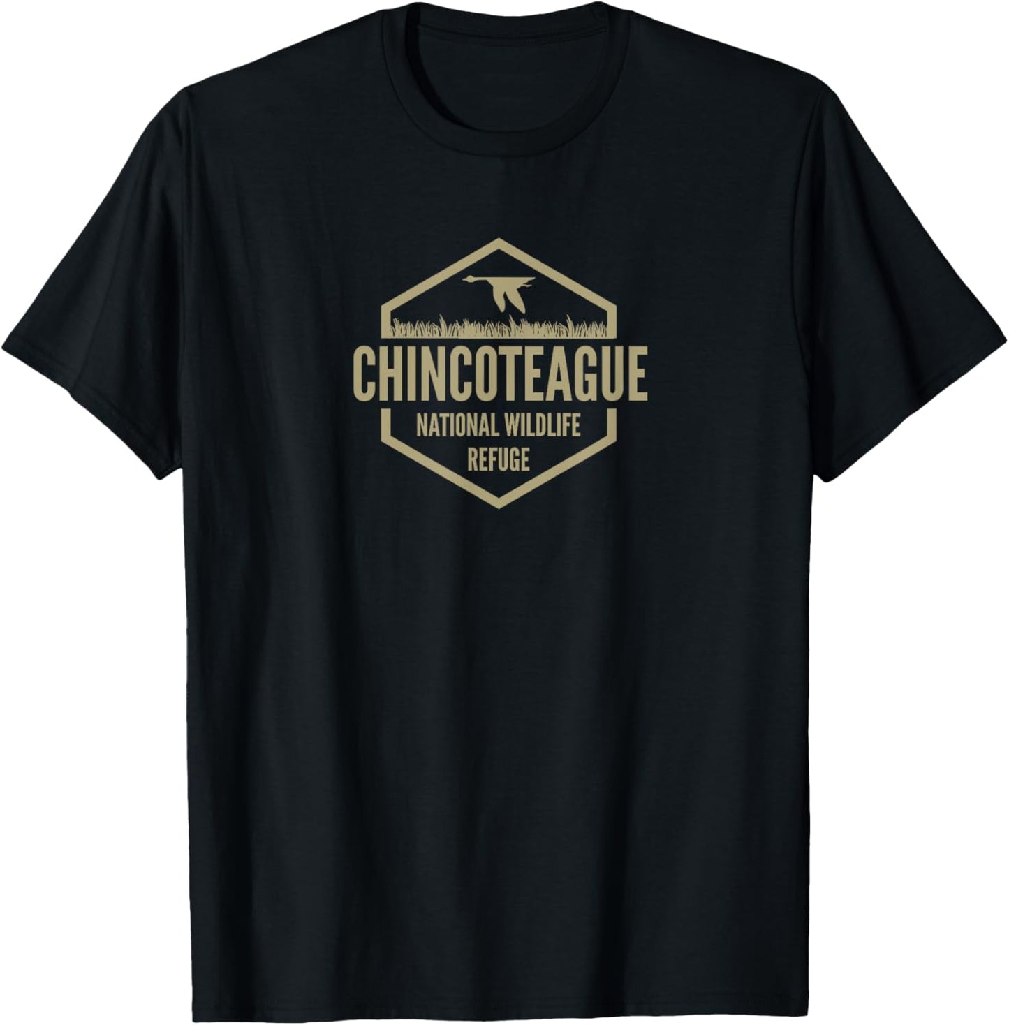 Chincoteague Wildlife Refuge T-Shirt - T-Shirt | Black