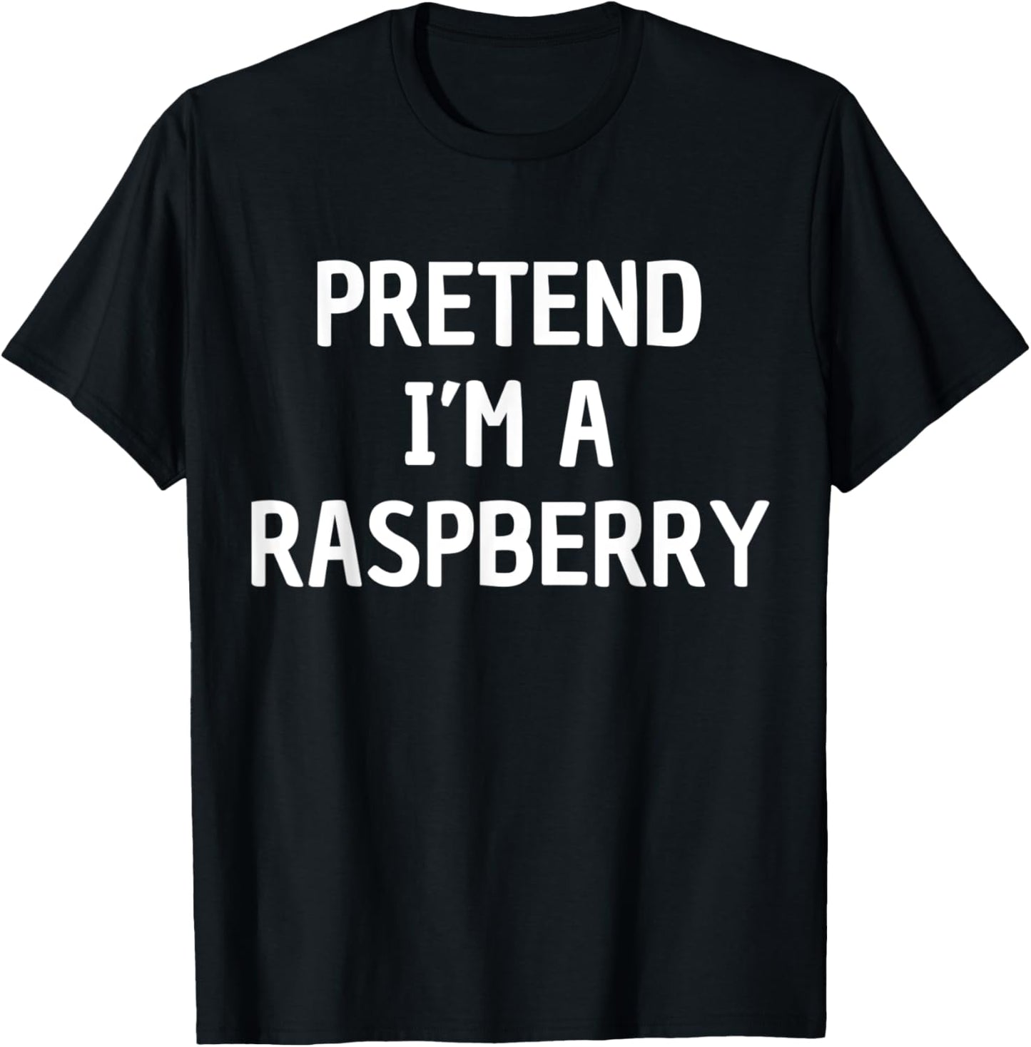 Funny Halloween Raspberry Costume Men Women Adults Kids T-Shirt - T-Shirt | Black