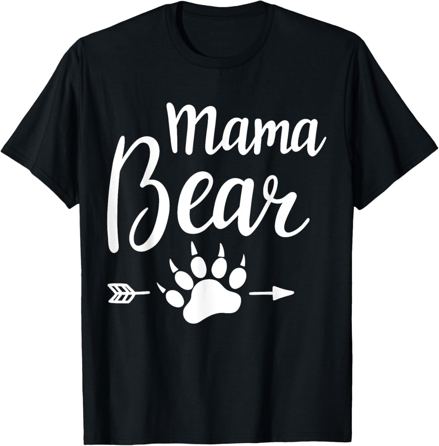 Mama Bear T-Shirt - T-Shirt | Black