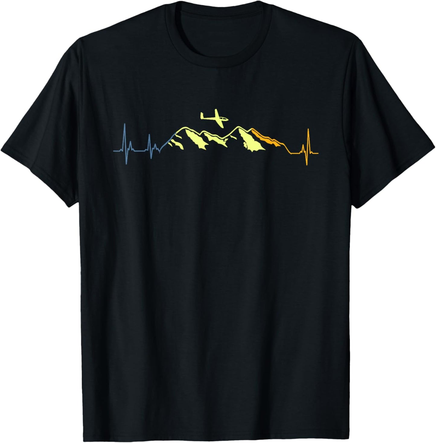 Glider pilots hobby pilot Glider Glider T-Shirt - T-Shirt | Black
