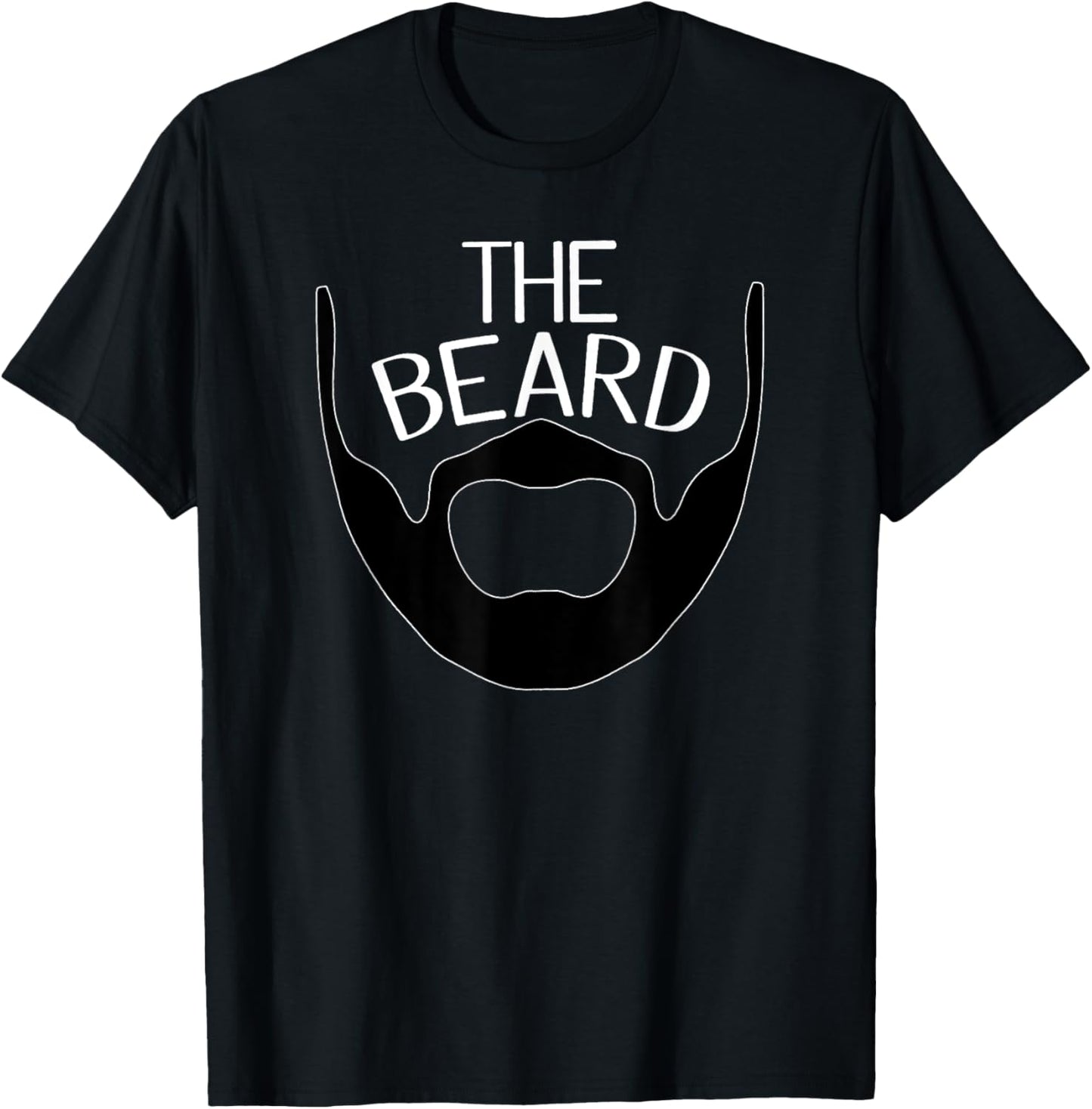Beauty And The Beard, Matching Couples T-Shirt - T-Shirt | Black