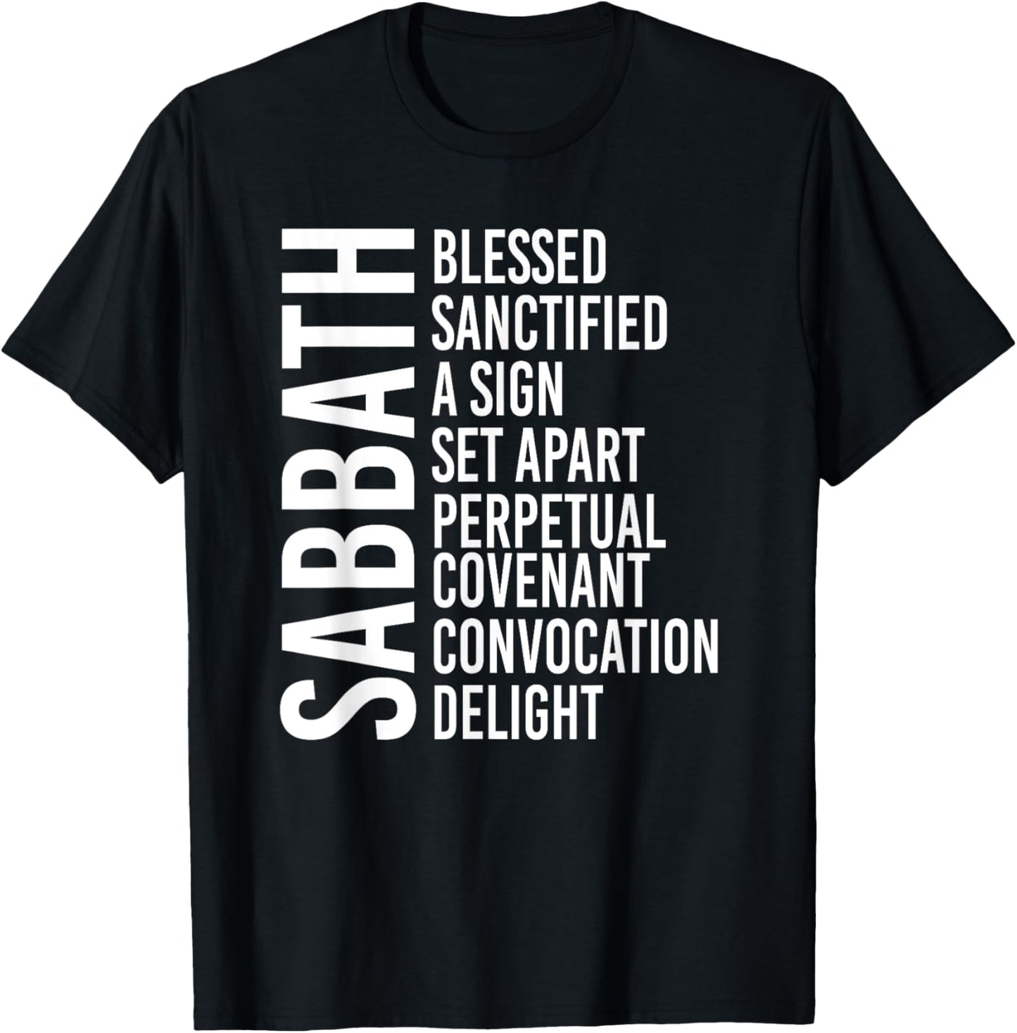 Sabbath Commandment T-Shirt - T-Shirt | Black