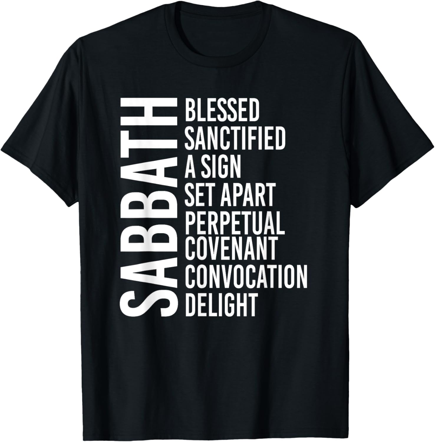 Sabbath Commandment T-Shirt - T-Shirt | Black