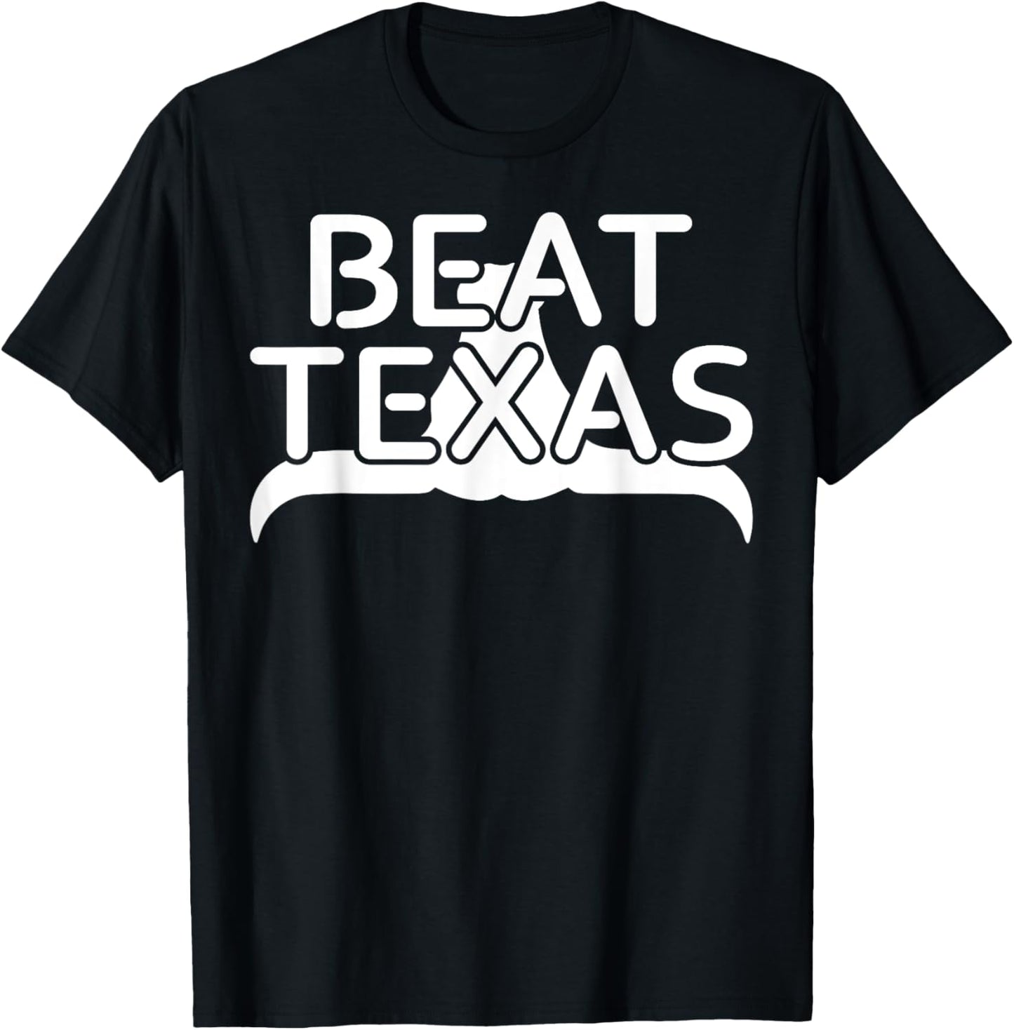 Beat Texas Horns Down Oklahoma Texas Red River T-Shirt - T-Shirt | Black
