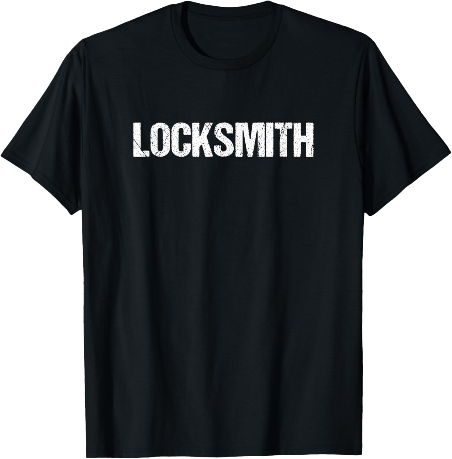 Locksmith Simple Title T-Shirt - T-Shirt | Black