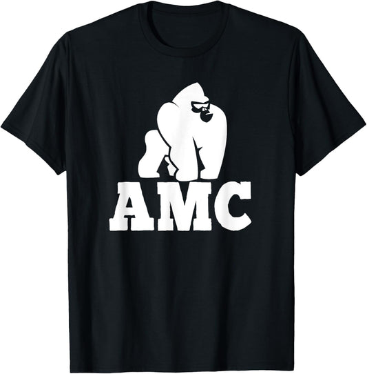 AMC - Apes Together Strong - Stock Hodl To The Moon T-Shirt - T-Shirt | Black