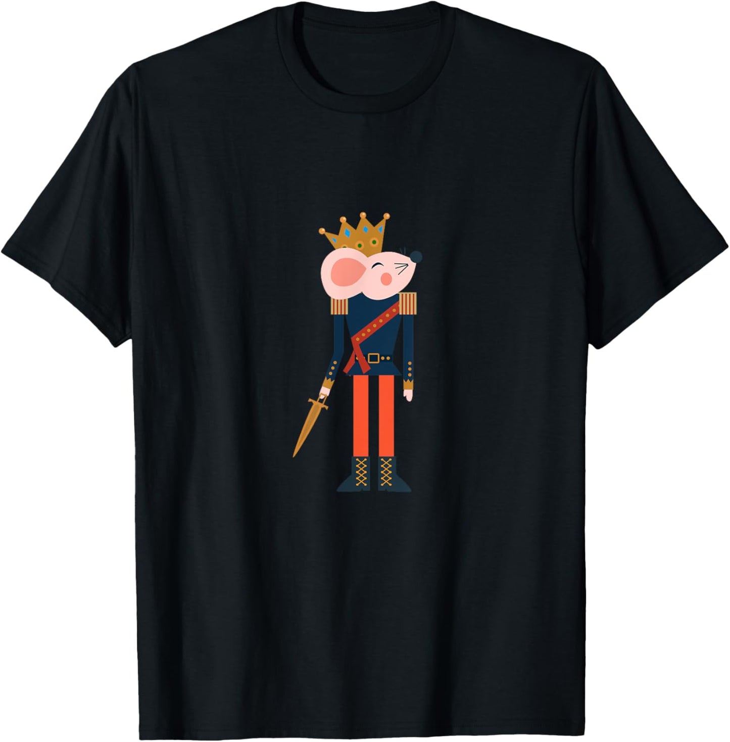 #2 - 5 Matching Family - King Rat Princess Nutcracker Ballet T-Shirt - T-Shirt | Black