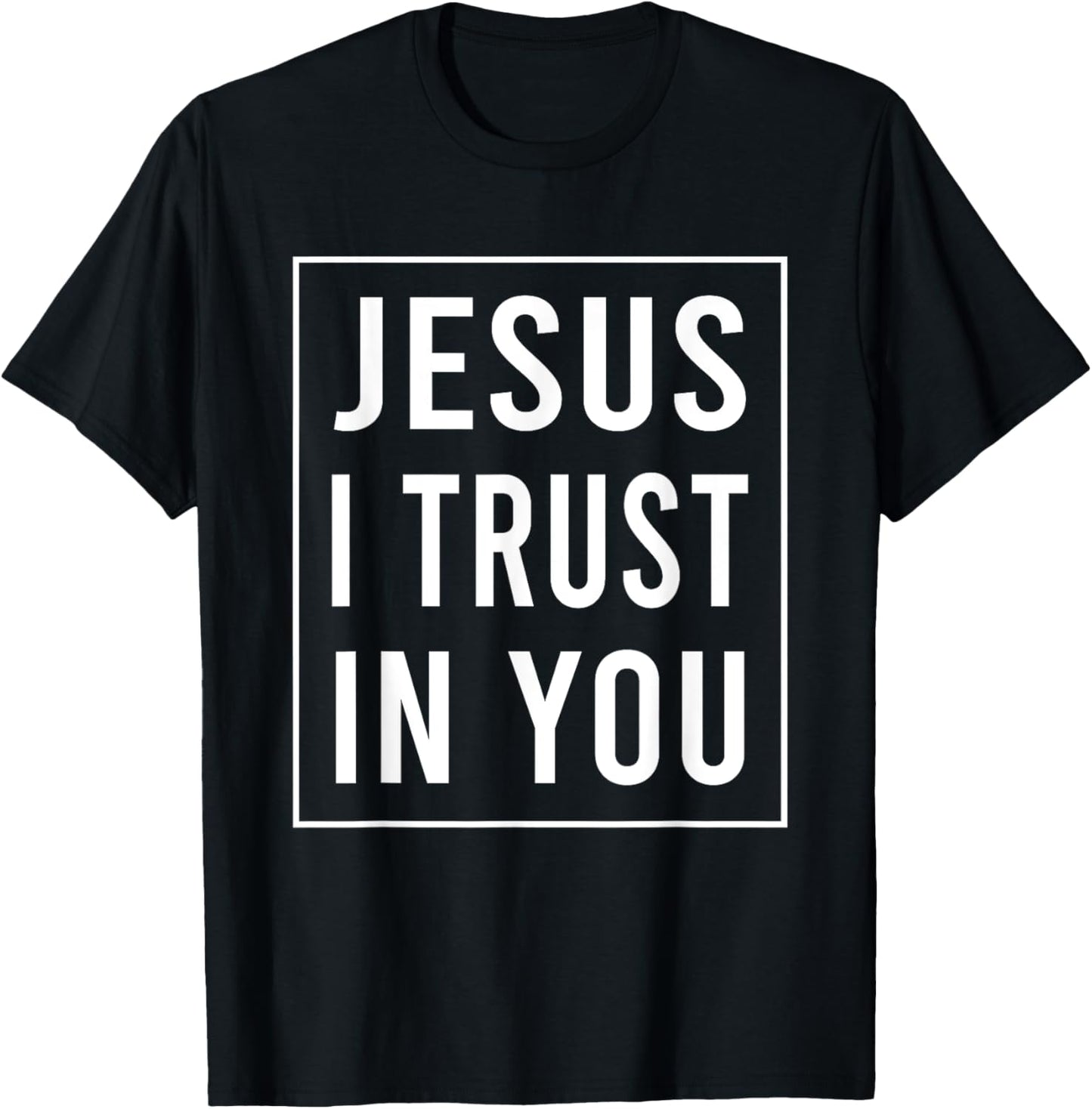 Jesus I Trust In You Divine Mercy Devotion Christian Women T-Shirt - T-Shirt | Black