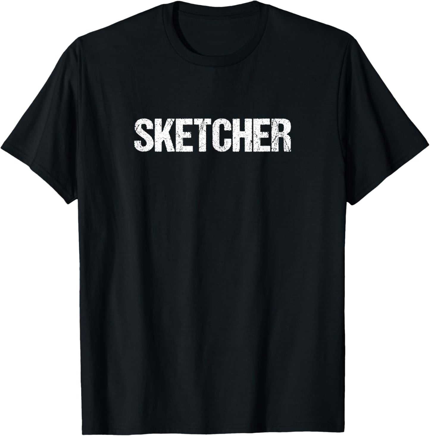 Sketcher Simple Title T-Shirt - T-Shirt | Black