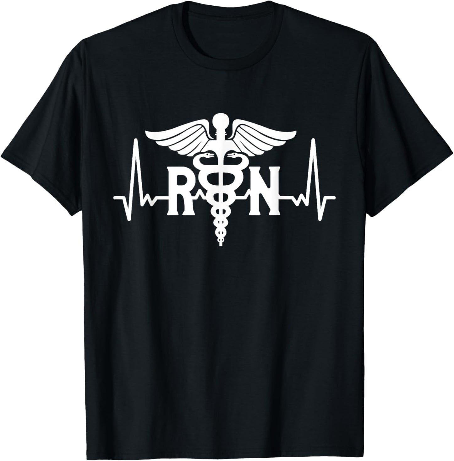 RN Nursing Registered Nurse Graduation T-Shirt - T-Shirt | Black