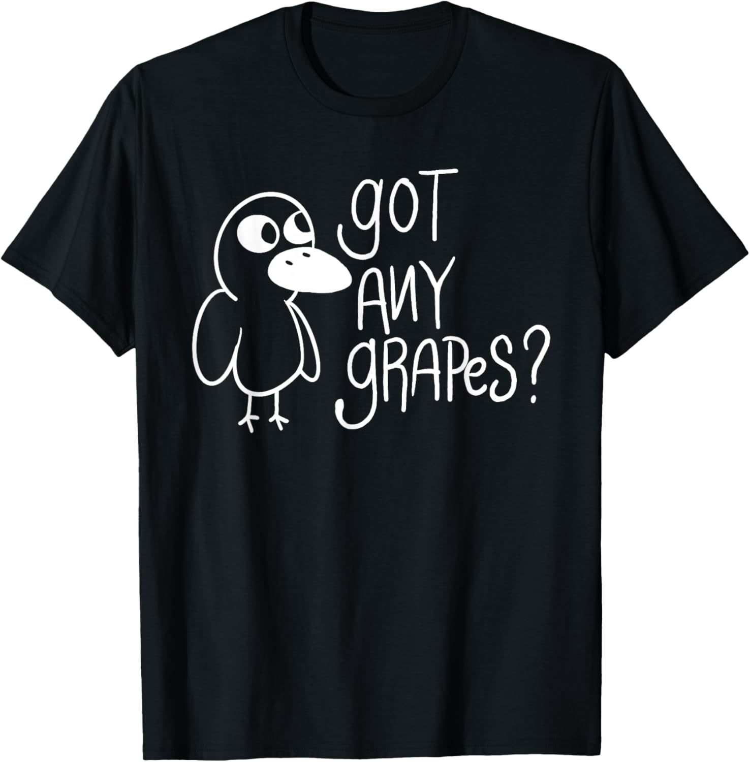 Got Any Grapes - Duck Lover T-Shirt - T-Shirt | Black