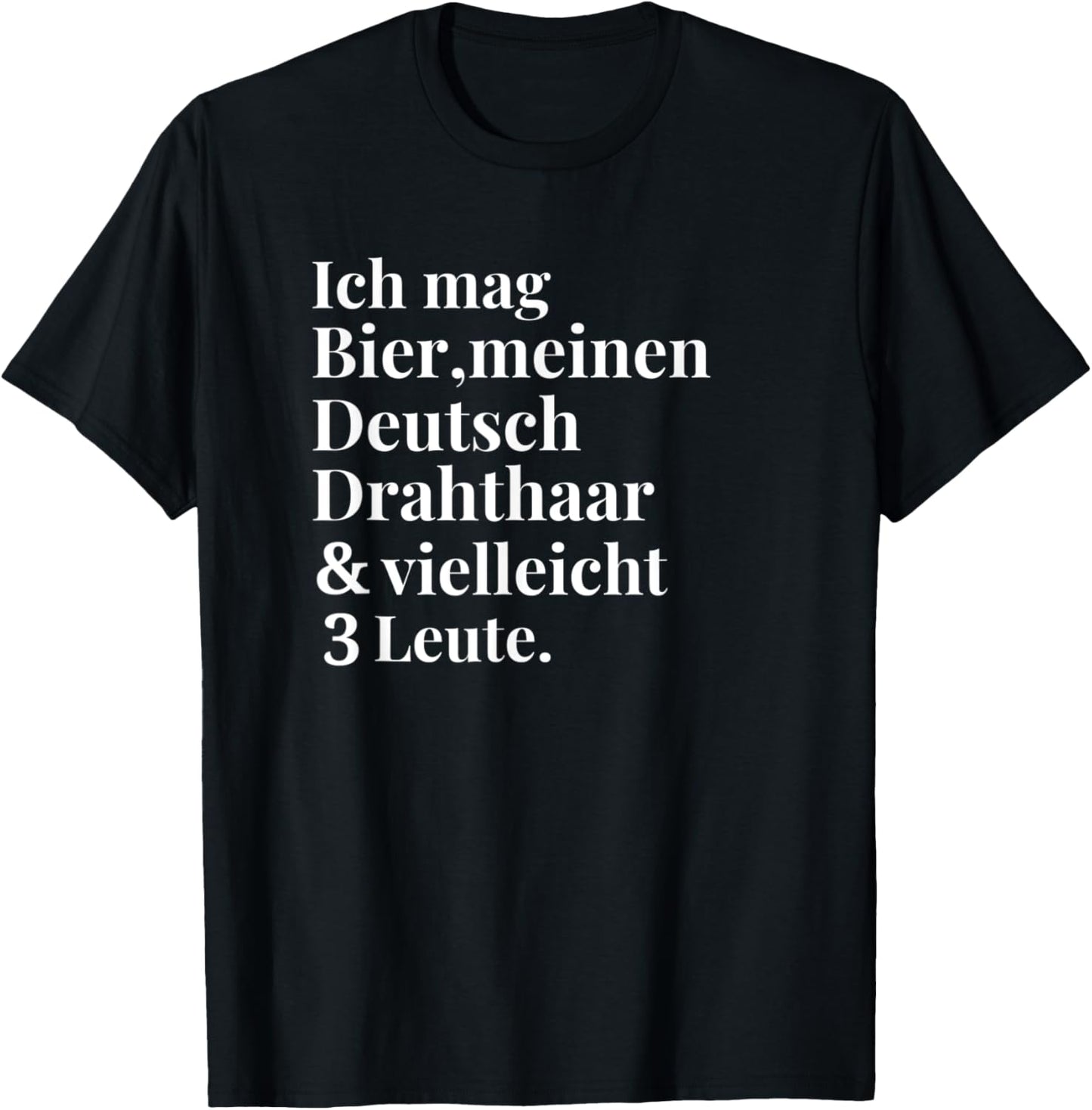 German Wire Hair Beer Funny Dogs Gifts Women T-Shirt - T-Shirt | Black