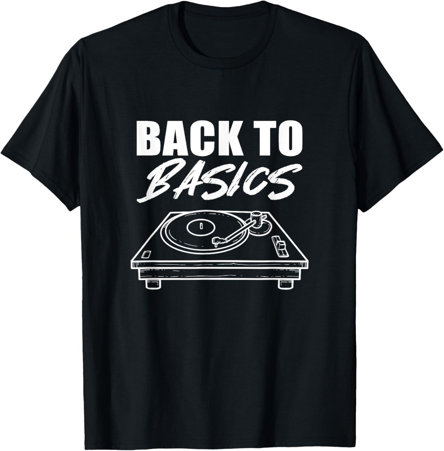 Back to Basics Musician T-Shirt - T-Shirt | Black