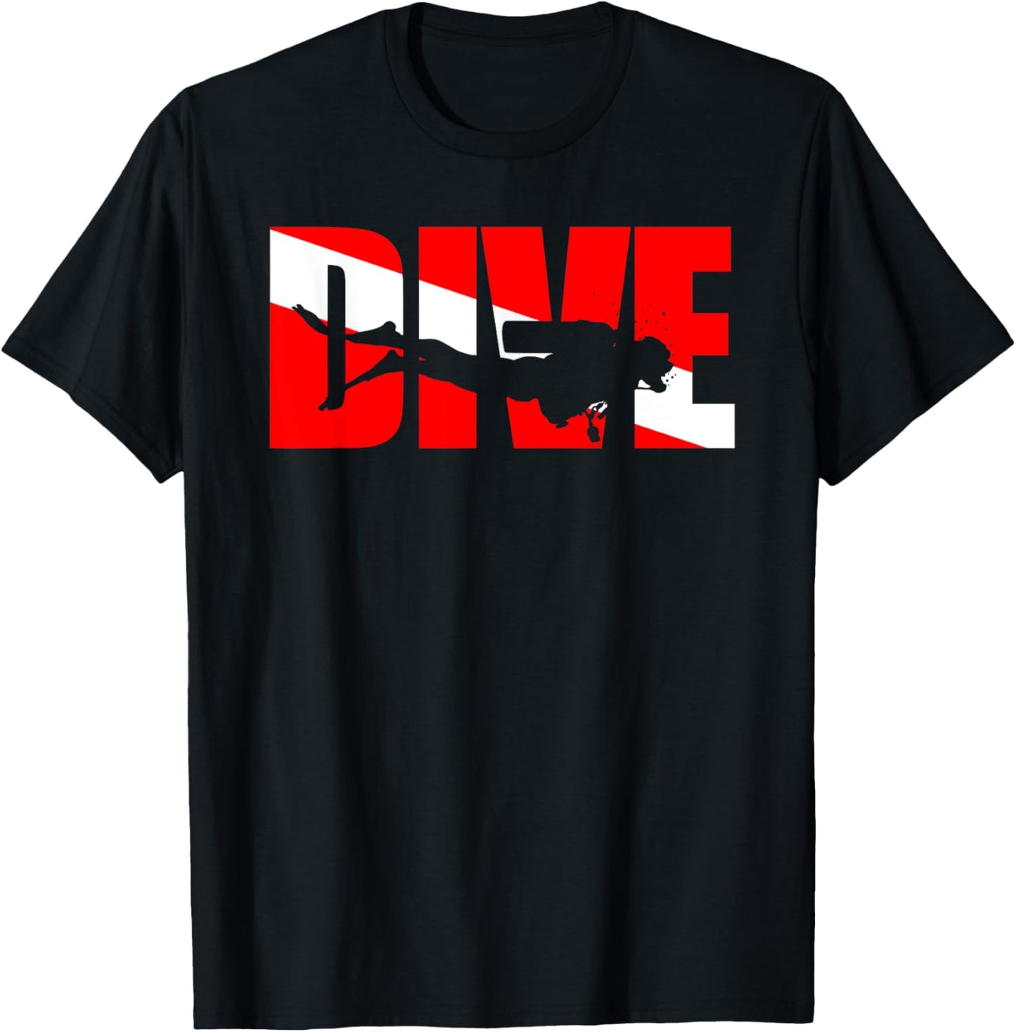 Dive Scuba Diving Dive T-Shirt - T-Shirt | Black