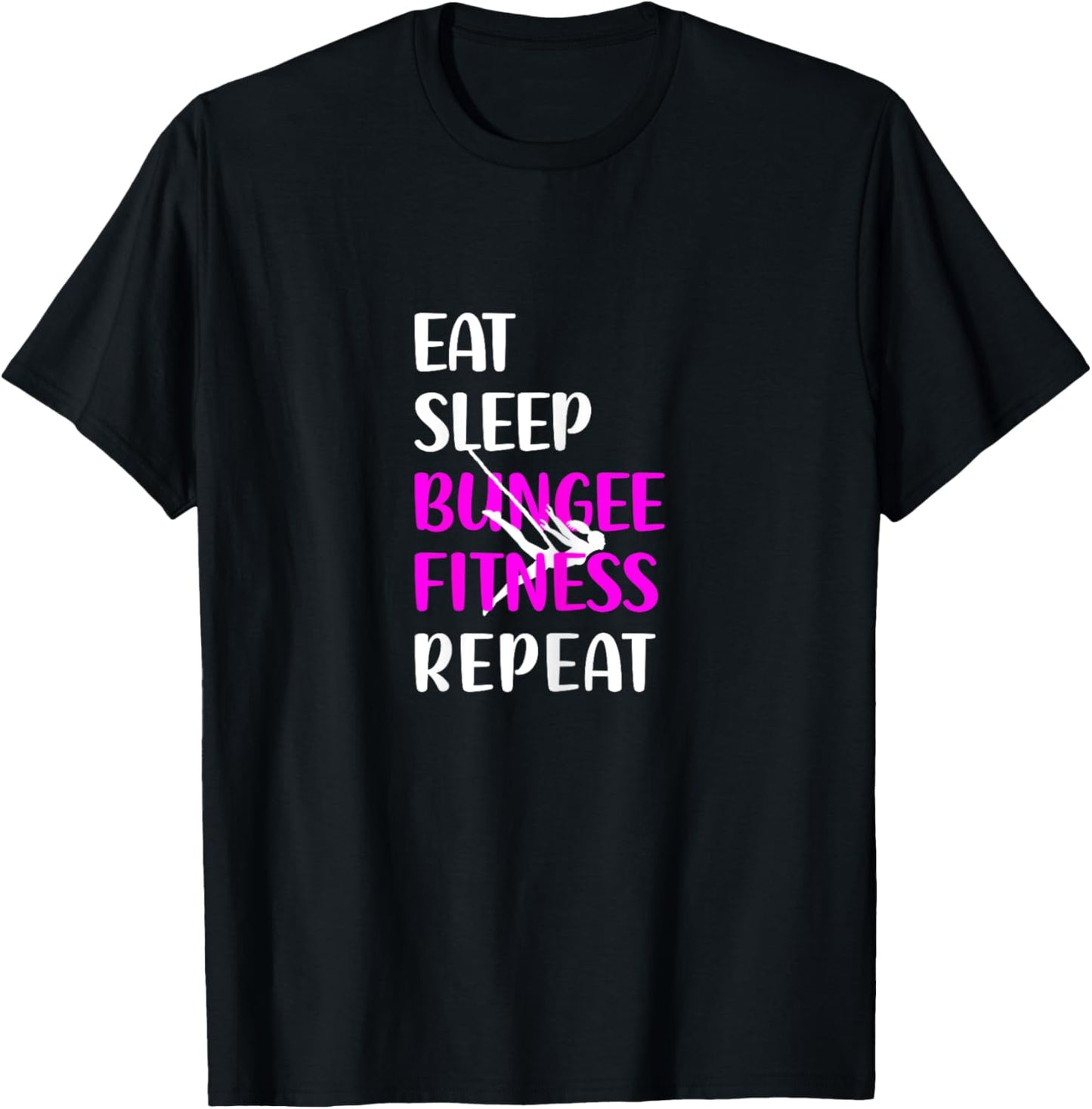 Bungee Fitness Training Fly Sling Workout Equipment T-Shirt - T-Shirt | Black