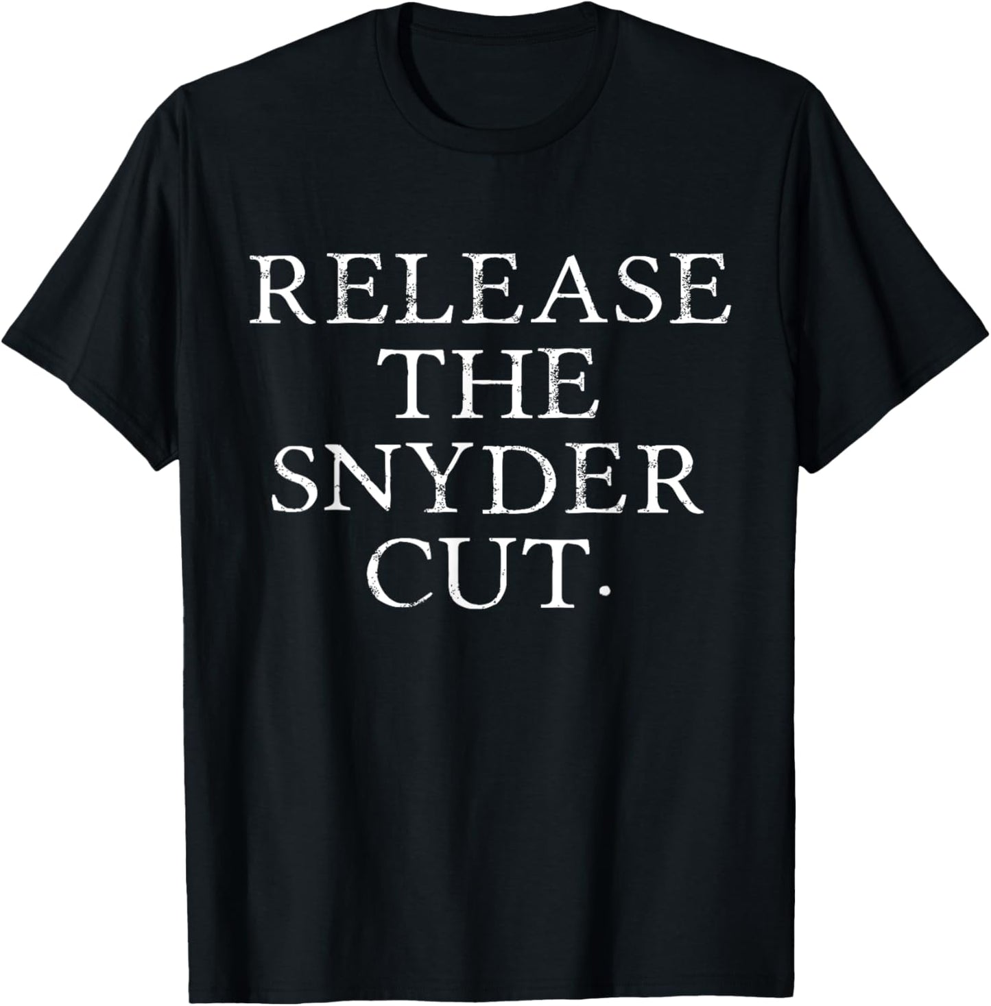 Release The Snyder Cut T-Shirt - T-Shirt | Black