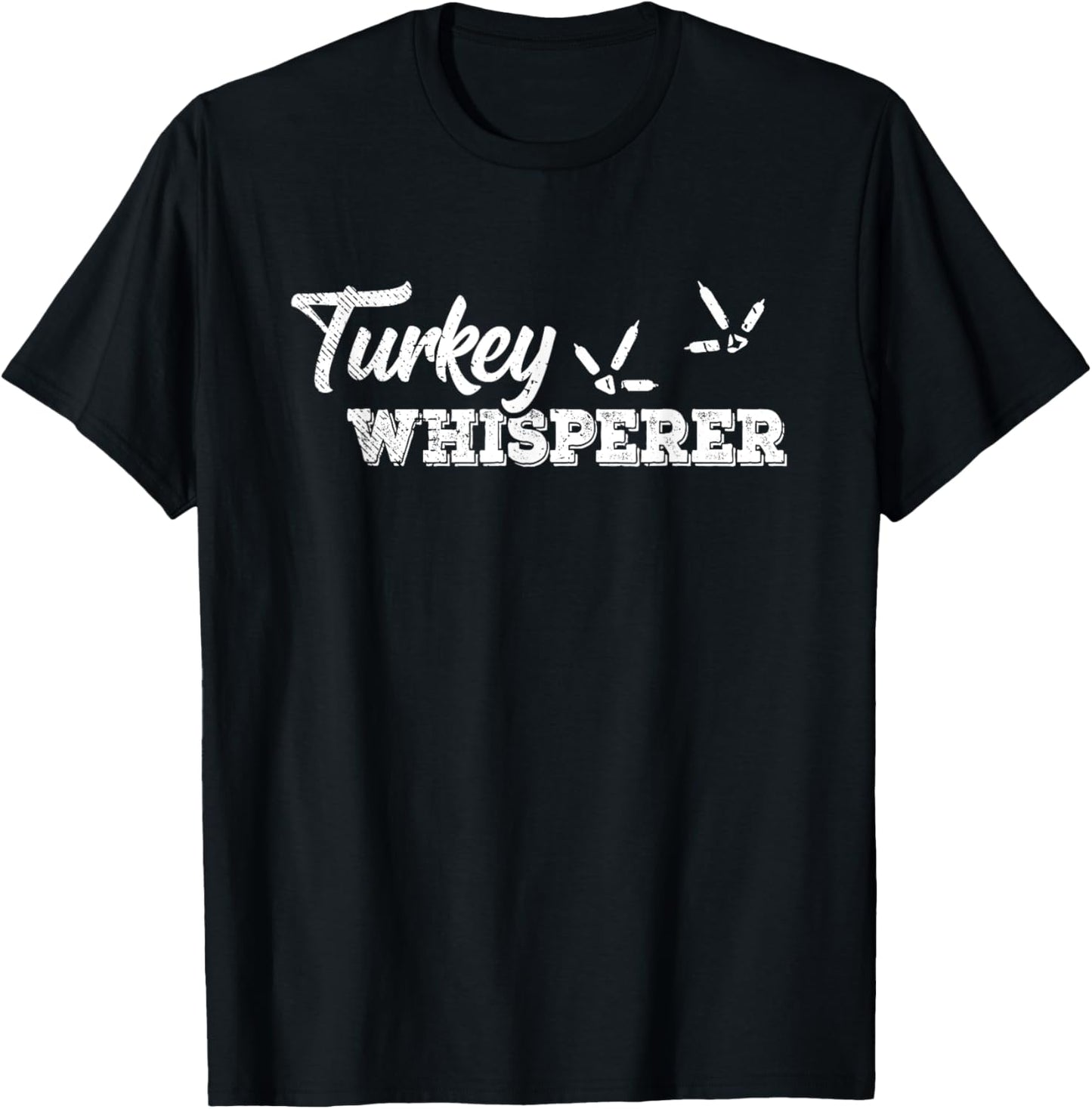 Turkey Whisperer Funny Farm And Animal Lover Retro T-Shirt - T-Shirt | Black