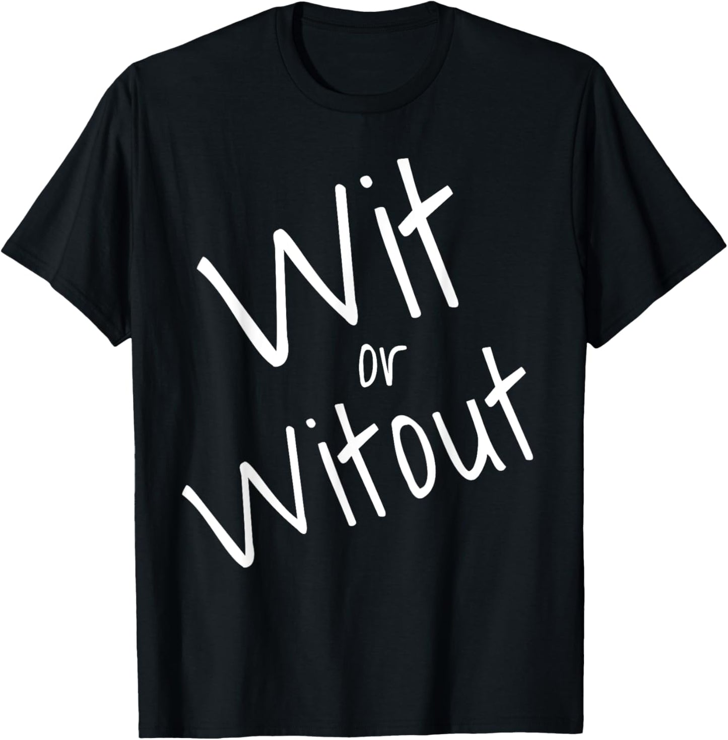 Philly Cheesesteak Philadelphia Wit or Witout Souvenir Lingo T-Shirt - T-Shirt | Black