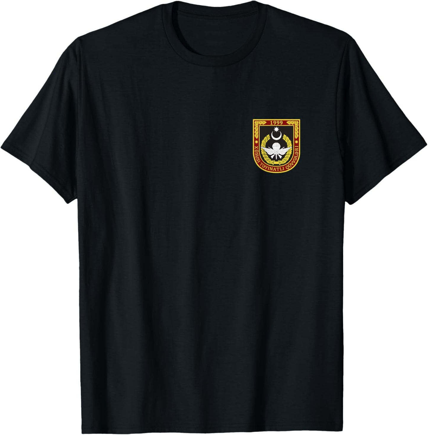Azerbaijani Special Force Army Azerbaijan Baku Military T-Shirt - T-Shirt | Black