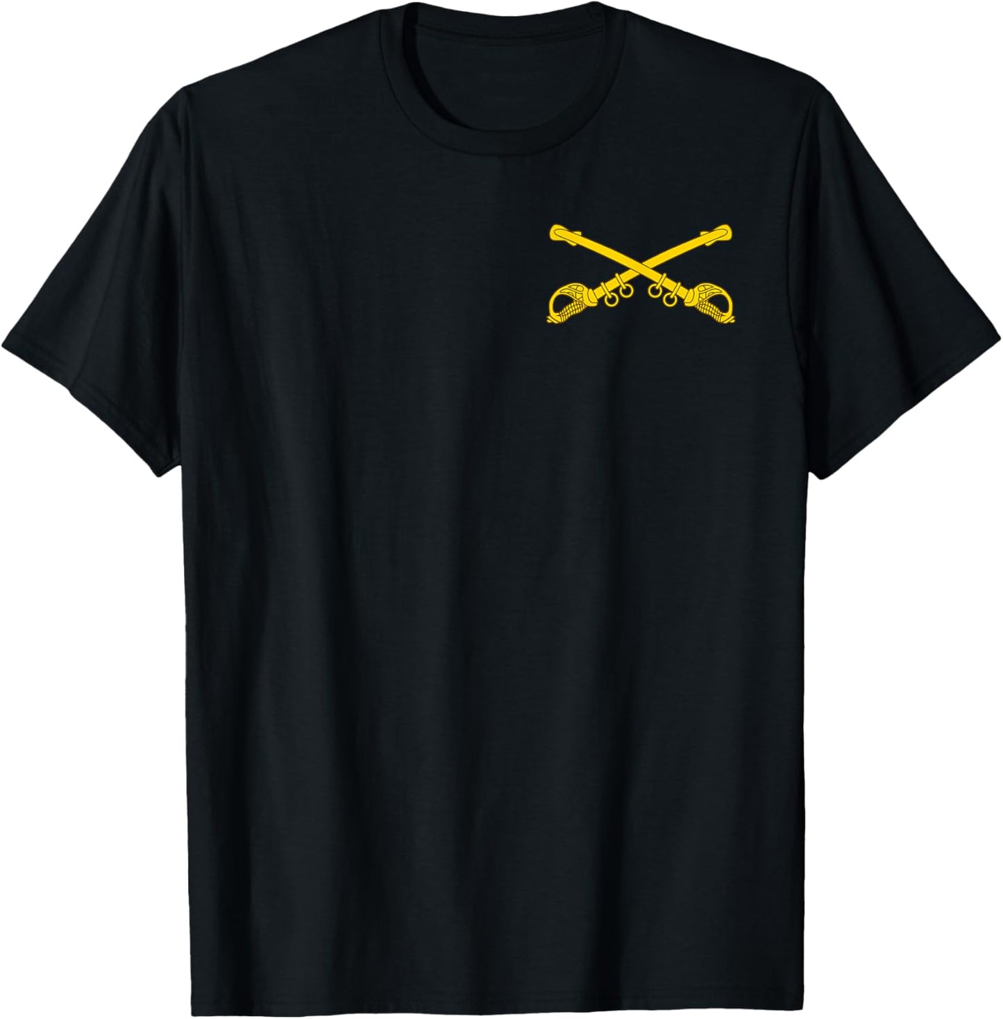 US Army Cavalry Branch - CAV Scout 19Delta - 19D OD Green T-Shirt - T-Shirt | Black