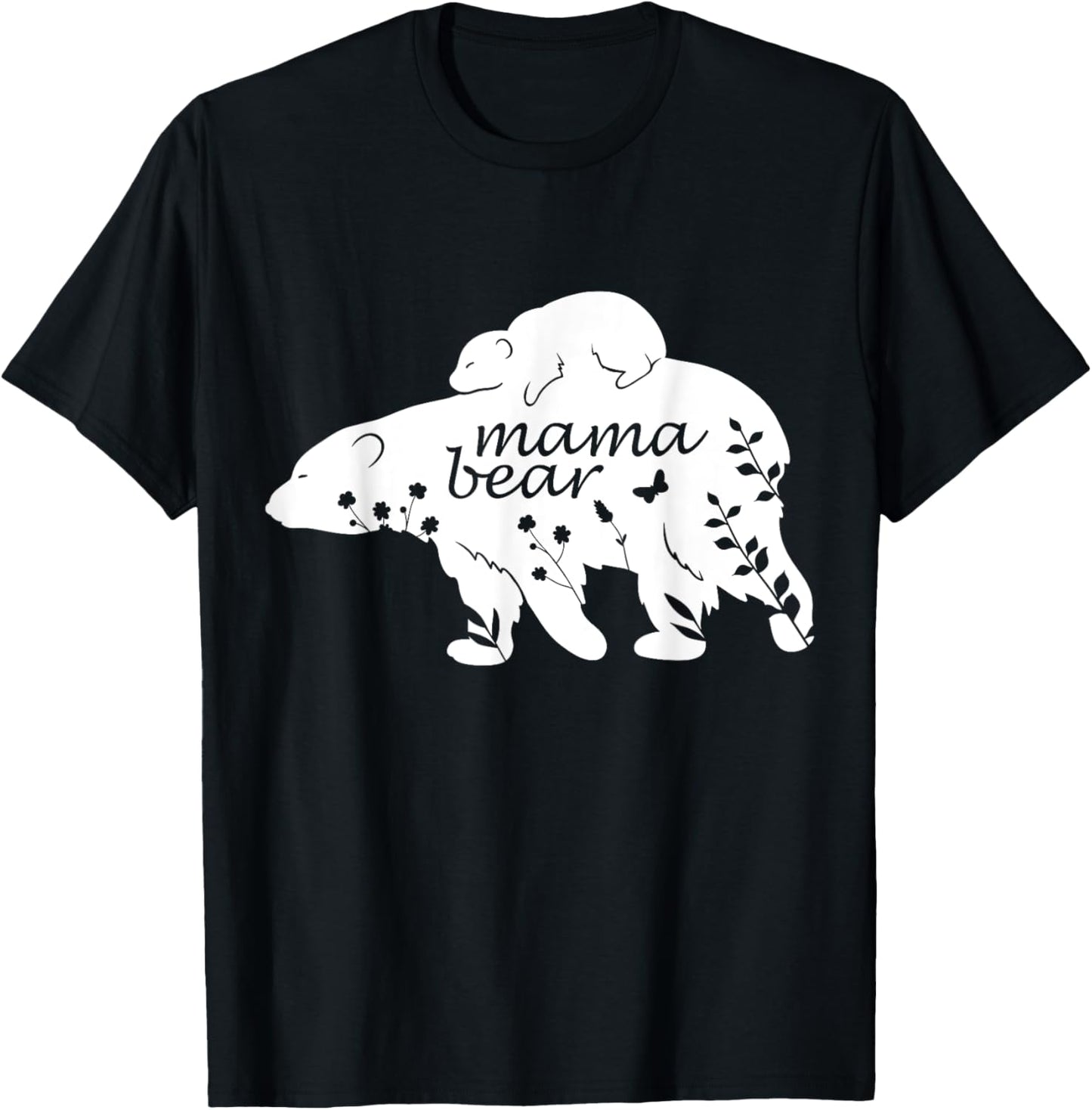 Mama Bear T-Shirt - T-Shirt | Black