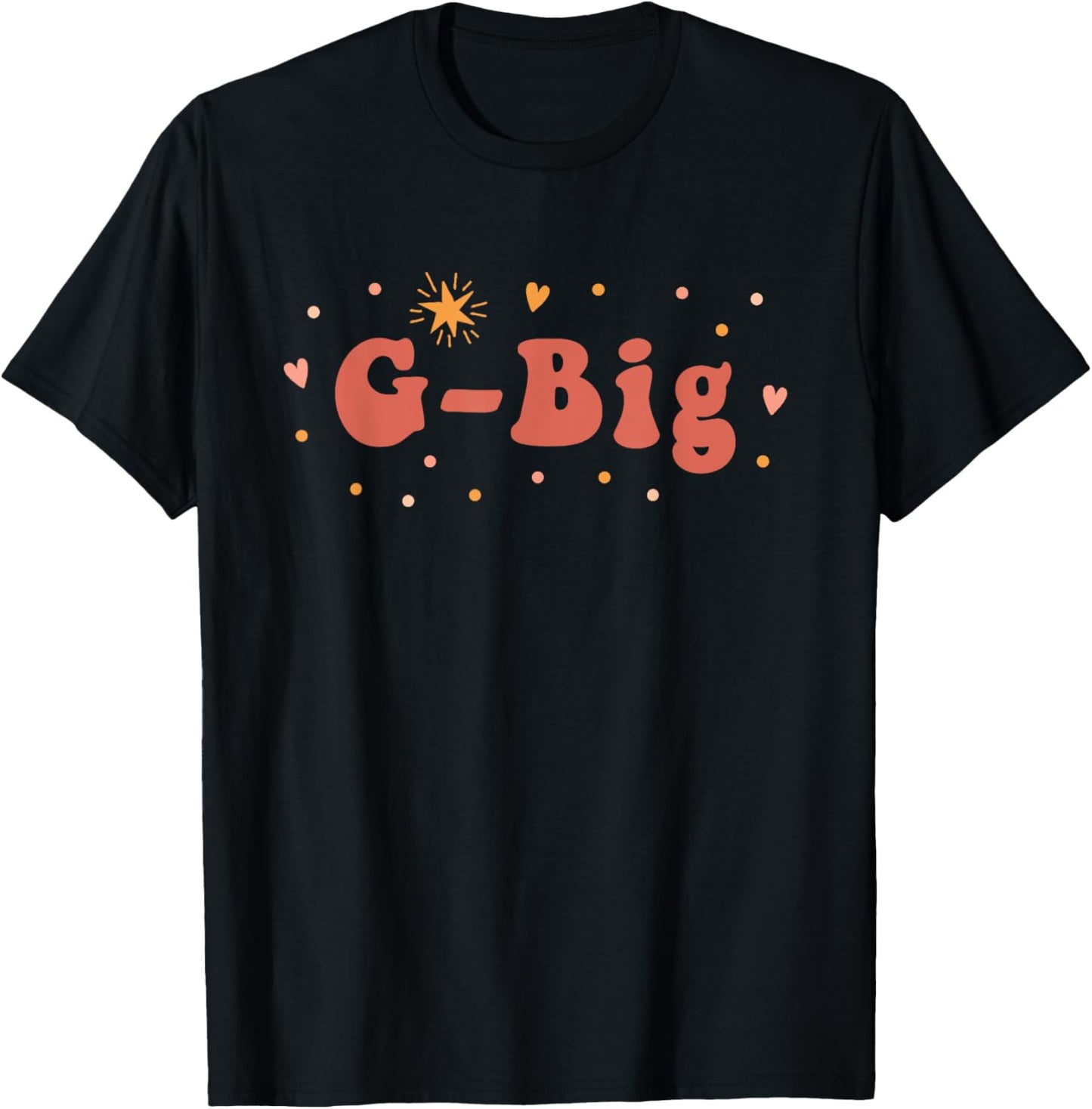 Gbig Cute Big Little Sorority T-Shirt - T-Shirt | Black