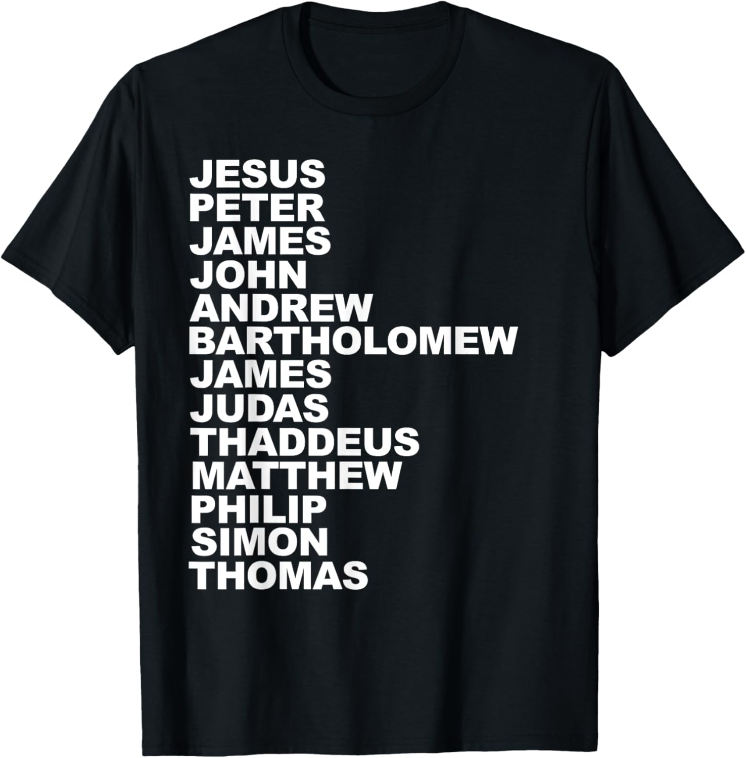 Jesus Apostles T-Shirt - T-Shirt | Black
