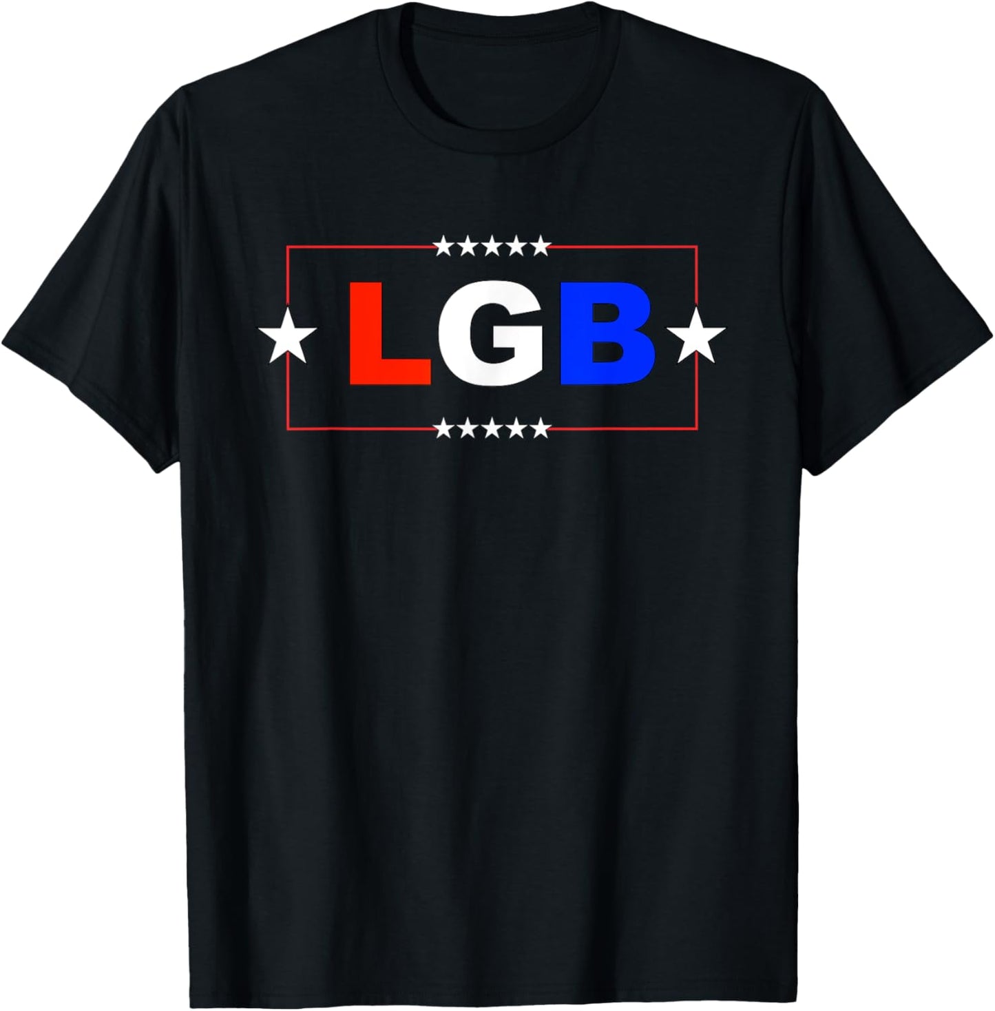LGB - Let's Go Brandon - American Patriot - Gift-able T-Shirt - T-Shirt | Black
