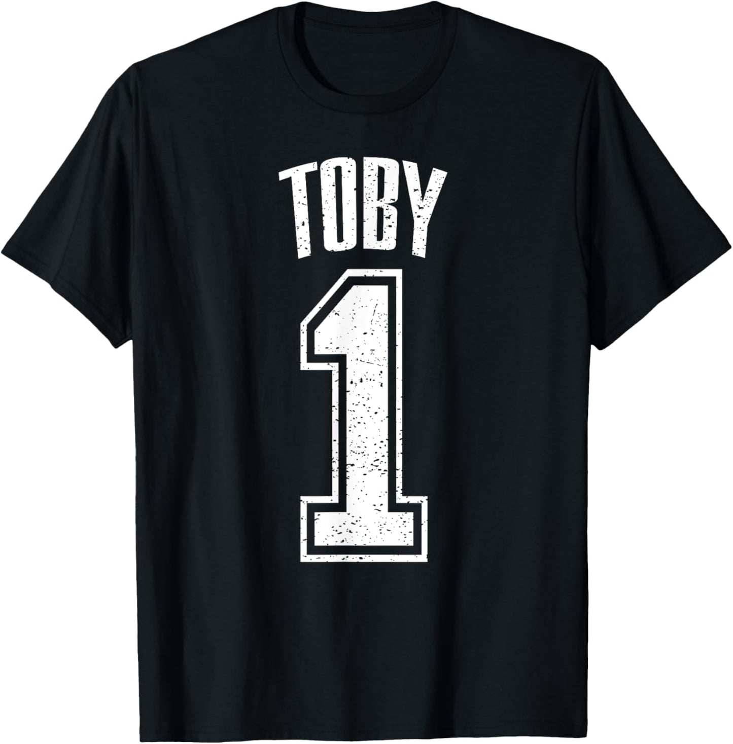 Toby Supporter Number 1 Greatest Fan T-Shirt - T-Shirt | Black
