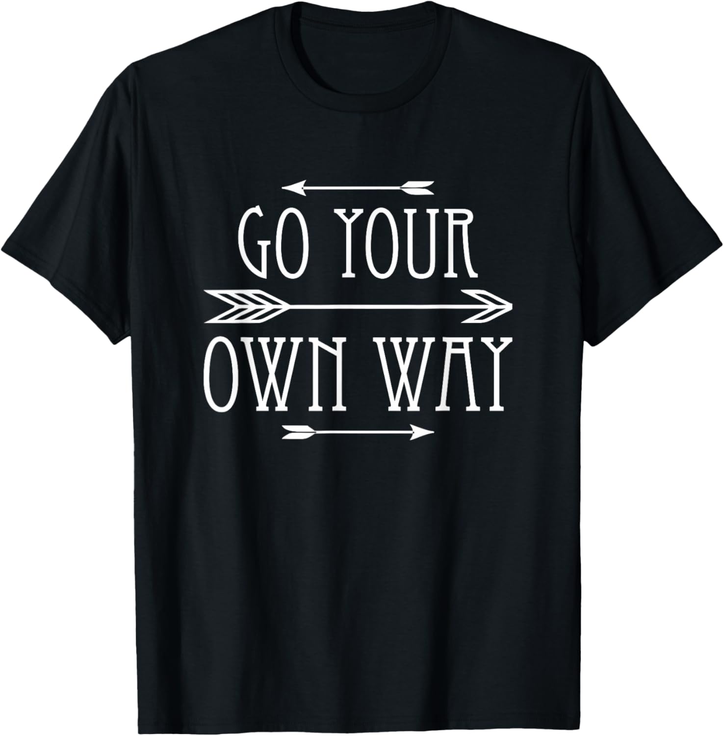 Go Your Own Way T-Shirt - T-Shirt | Black
