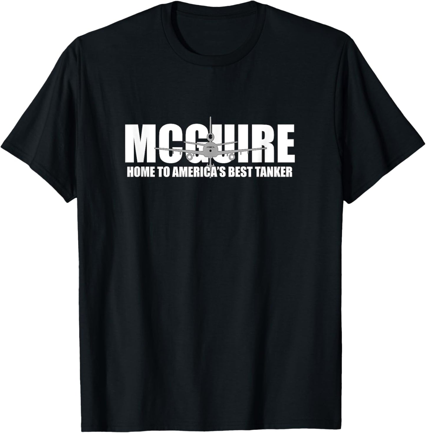 KC10 Extender Airplane McGuire AFB Home Funny Aviation T-Shirt - T-Shirt | Black