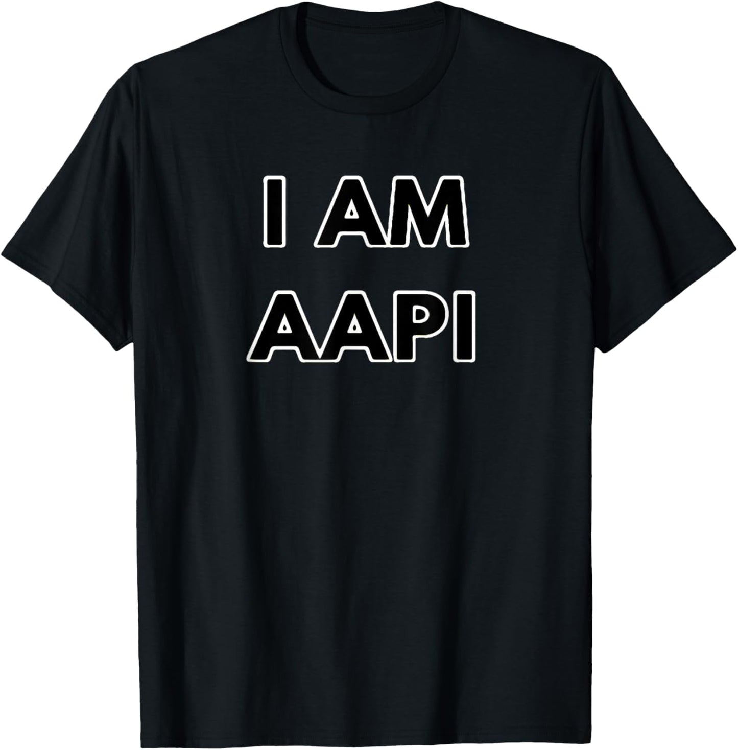 I am AAPI Casual AAPI Heritage Month T-Shirt - T-Shirt | Black