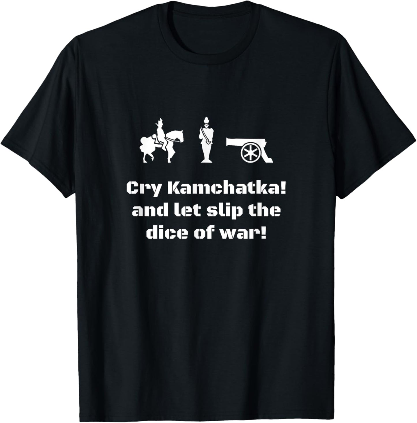 Risk - Cry Kamchatka! Board game tabletop conquest T-Shirt - T-Shirt | Black
