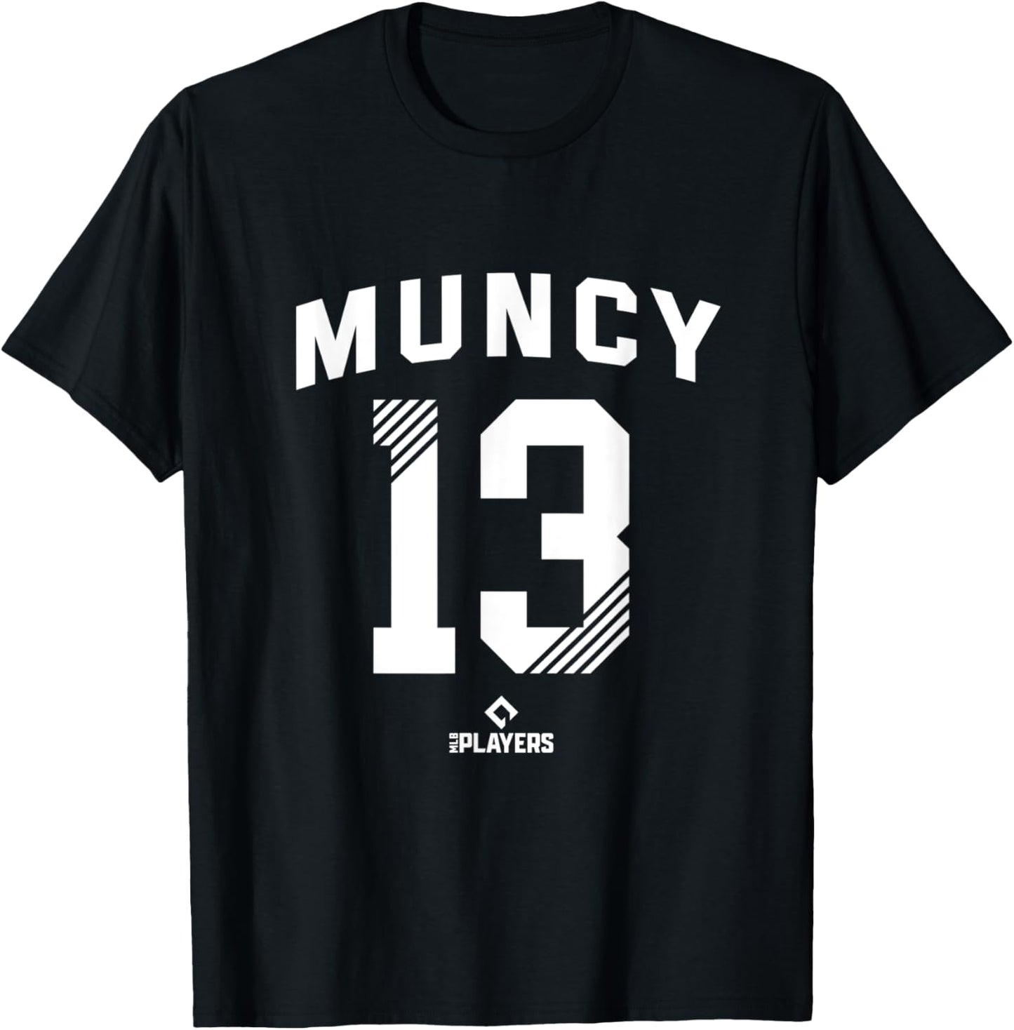 Max Muncy 13 Los Angeles MLB Players MLBPA Baseball Fan T-Shirt - T-Shirt | Black