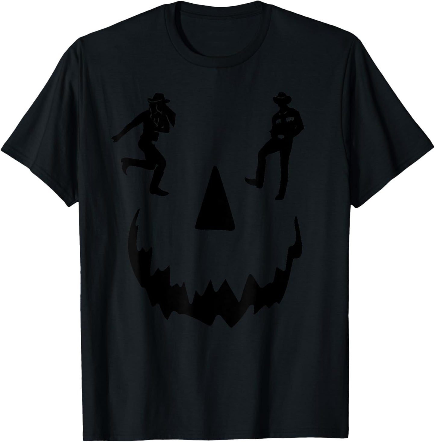 pumpkin line dancing halloween, Line Dance halloween T-Shirt - T-Shirt | Black