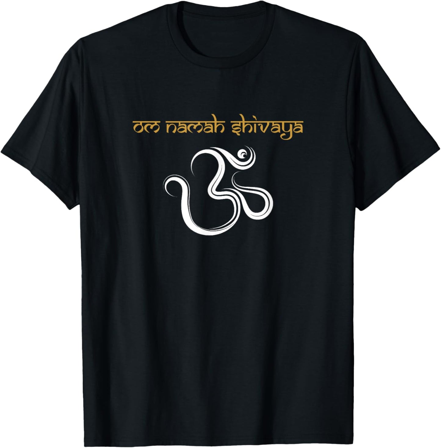 Om Sanskrit Om Namah Shivaya T-Shirt - T-Shirt | Black