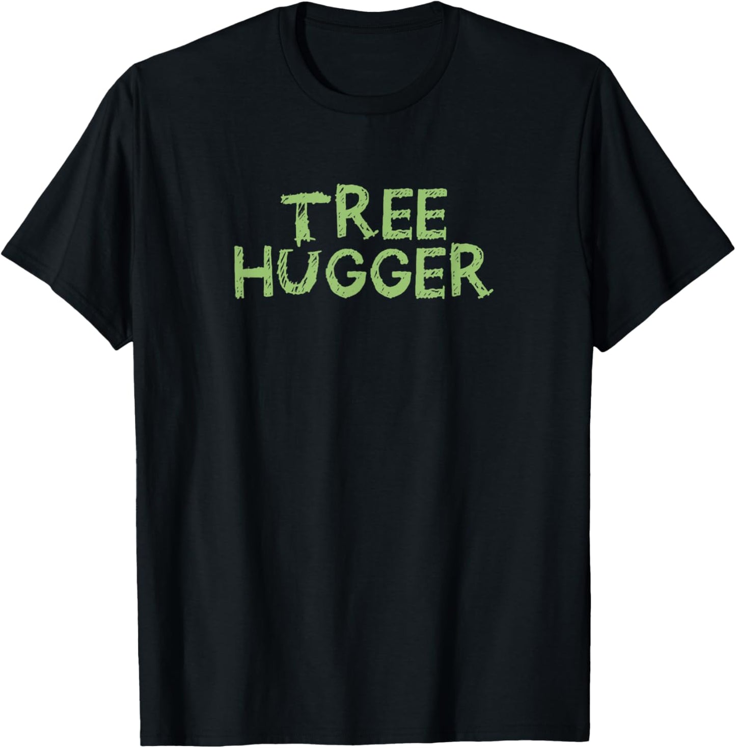 Tree Hugger Nature Friend Tree Lover Plant Gardner T-Shirt - T-Shirt | Black