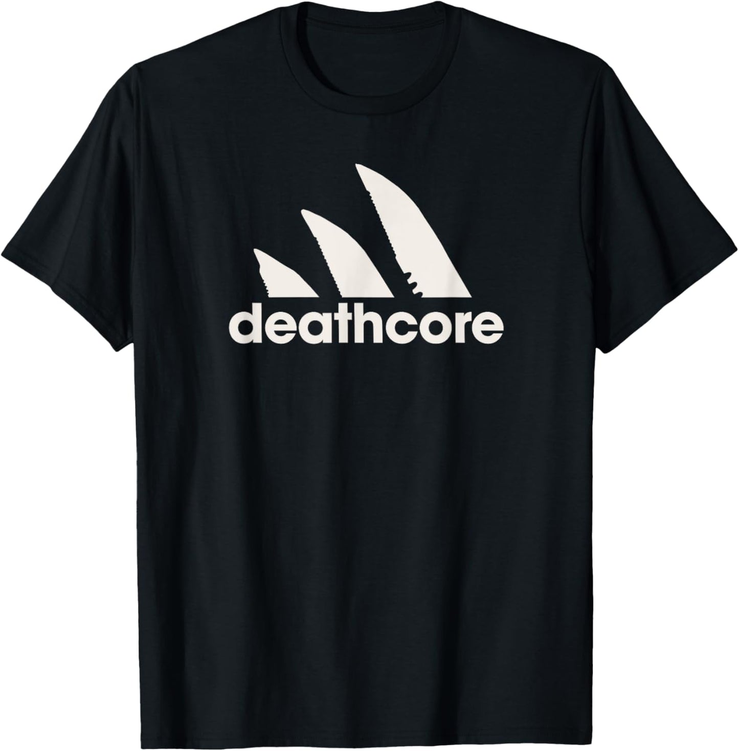Deathcore Knives Heavy Metal T-Shirt - T-Shirt | Black