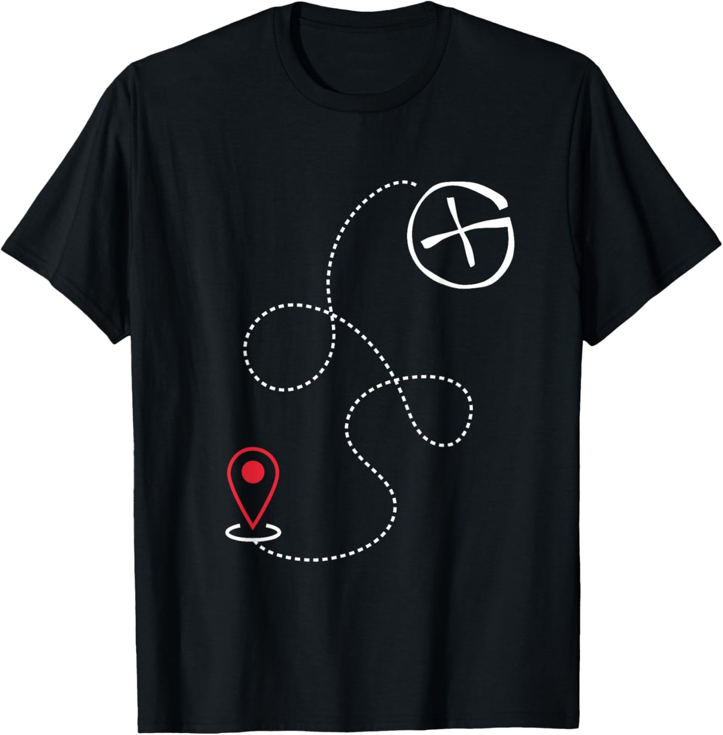Funny Geocacher I Nerdy Outdoors I Geocaching T-Shirt - T-Shirt | Black