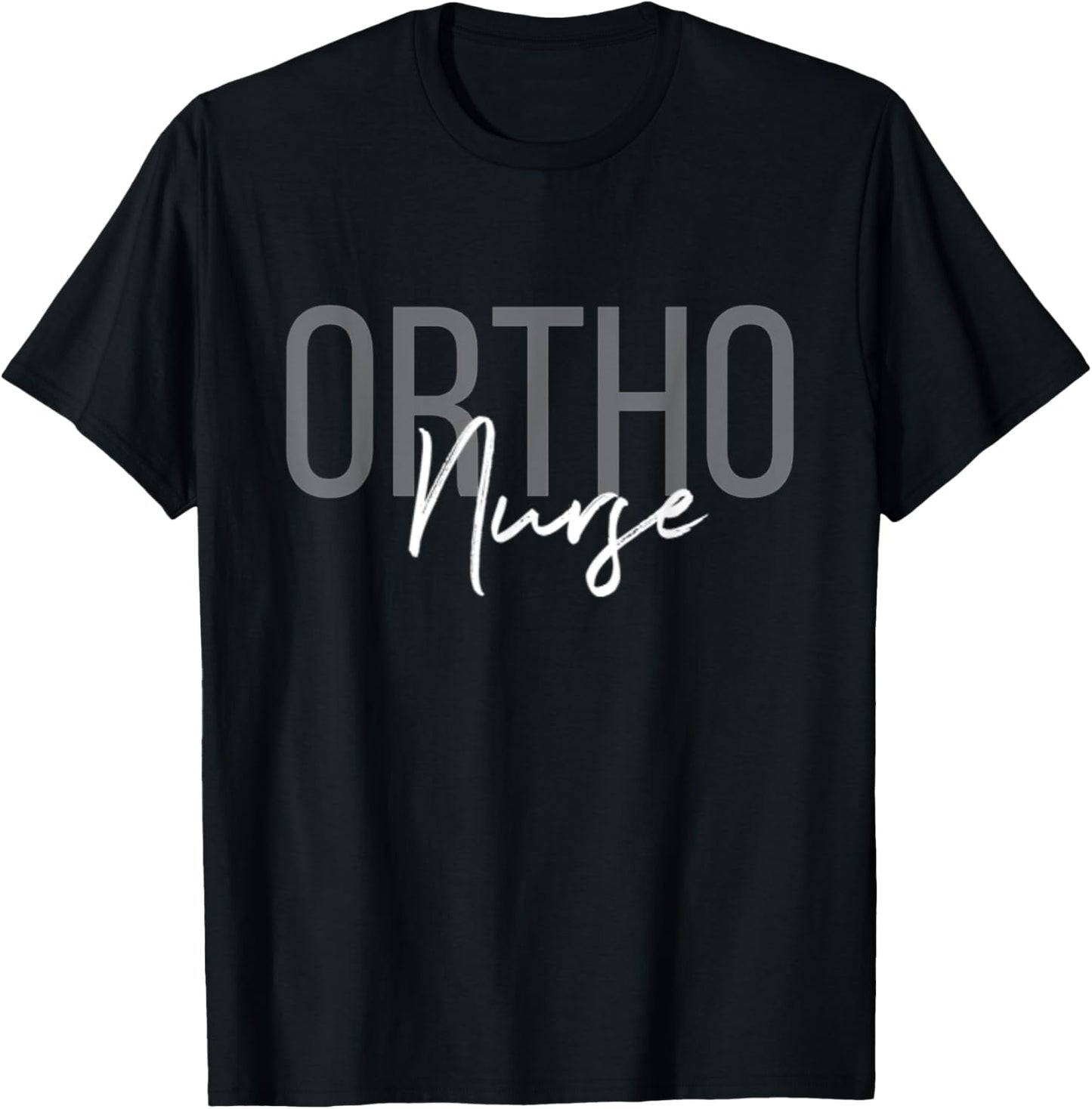 Ortho Nurse Orthopedic Nurse Nurse Life Registered Nurse RN T-Shirt - T-Shirt | Black