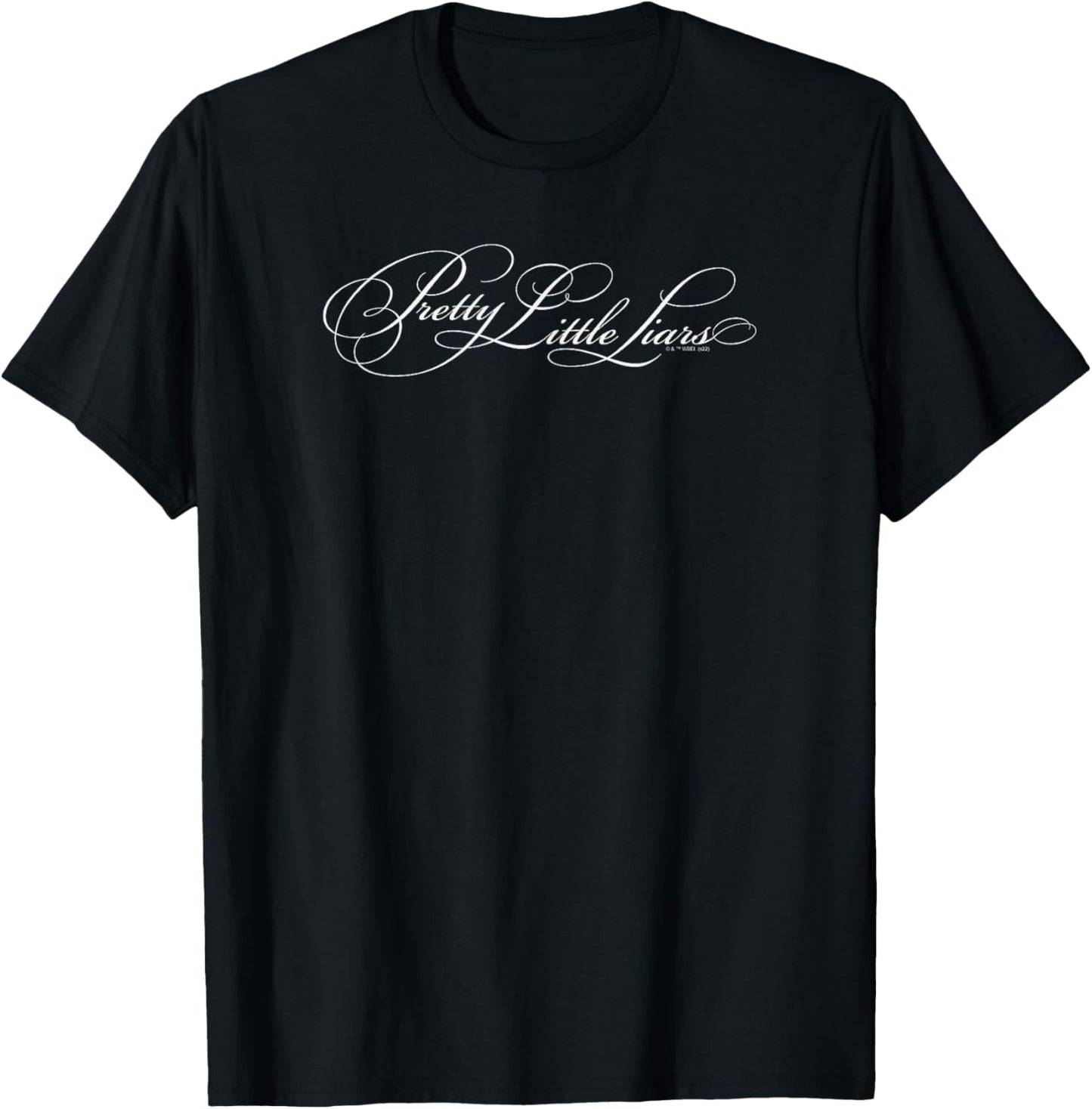 Pretty Little Liars Script Logo T-Shirt - T-Shirt | Black