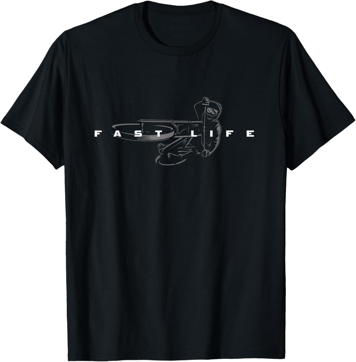 MTB Mountain Bike T-Shirt - T-Shirt | Black