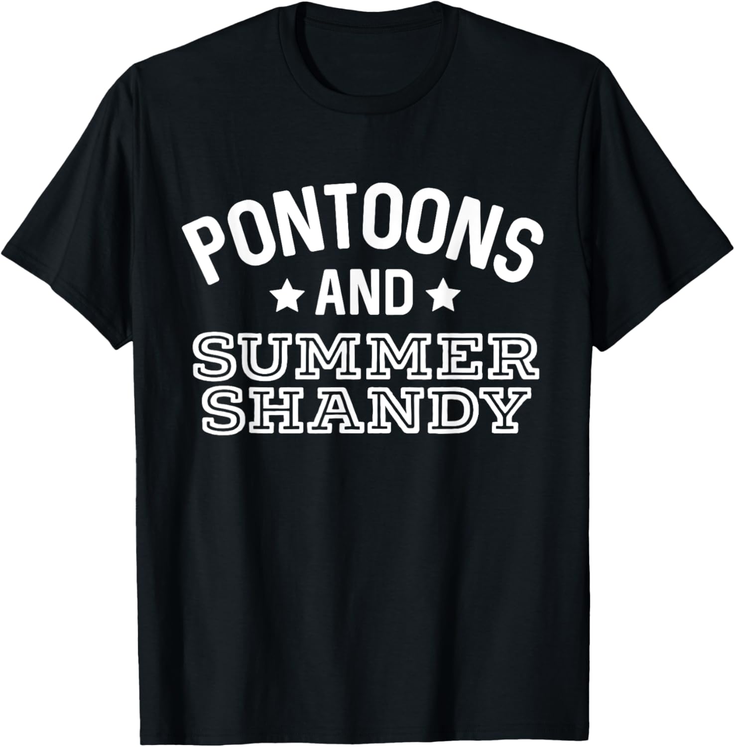 Pontoons & Summer Shandy Funny Shandy's Beer Party Supplies Women T-Shirt - T-Shirt | Black