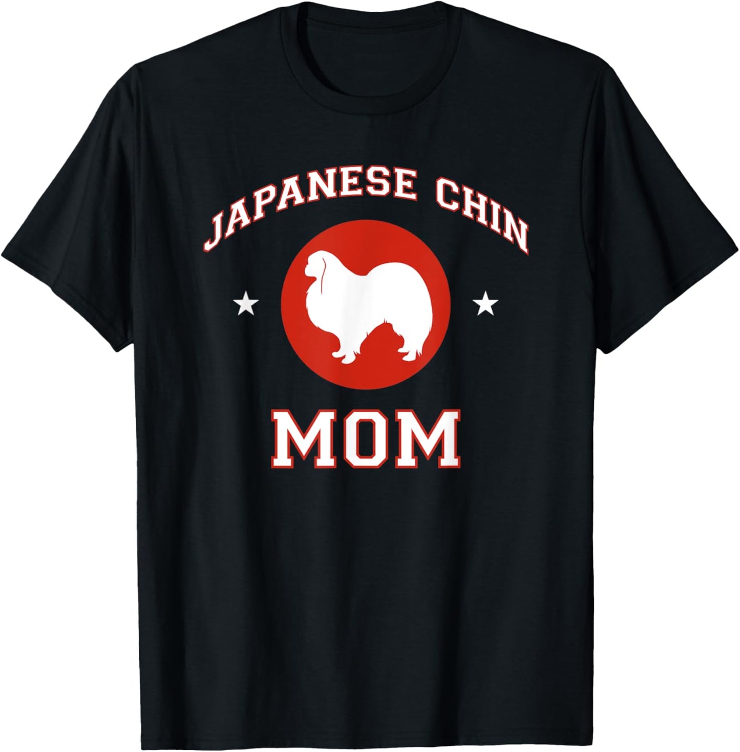 Japanese Chin Mom T-Shirt - T-Shirt | Black